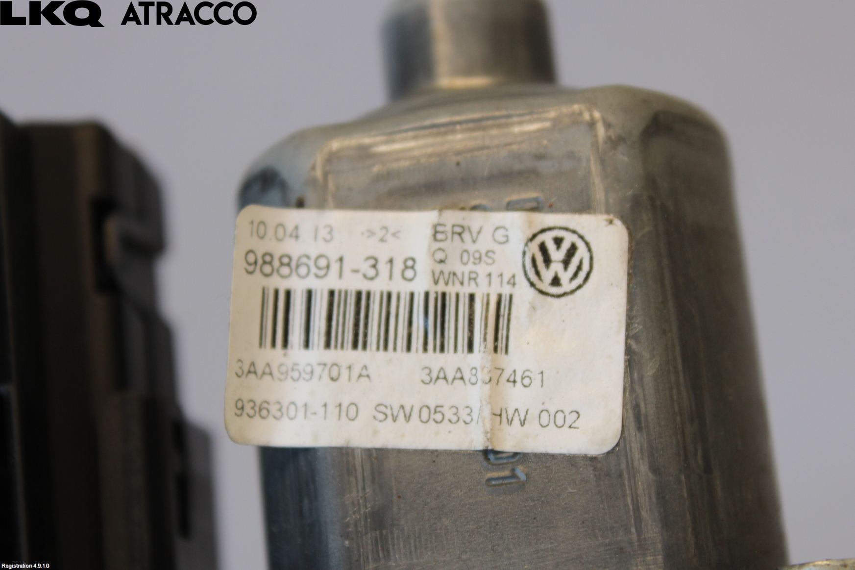 Volkswagen VW PASSAT 11-14 Vindusheis El Komp