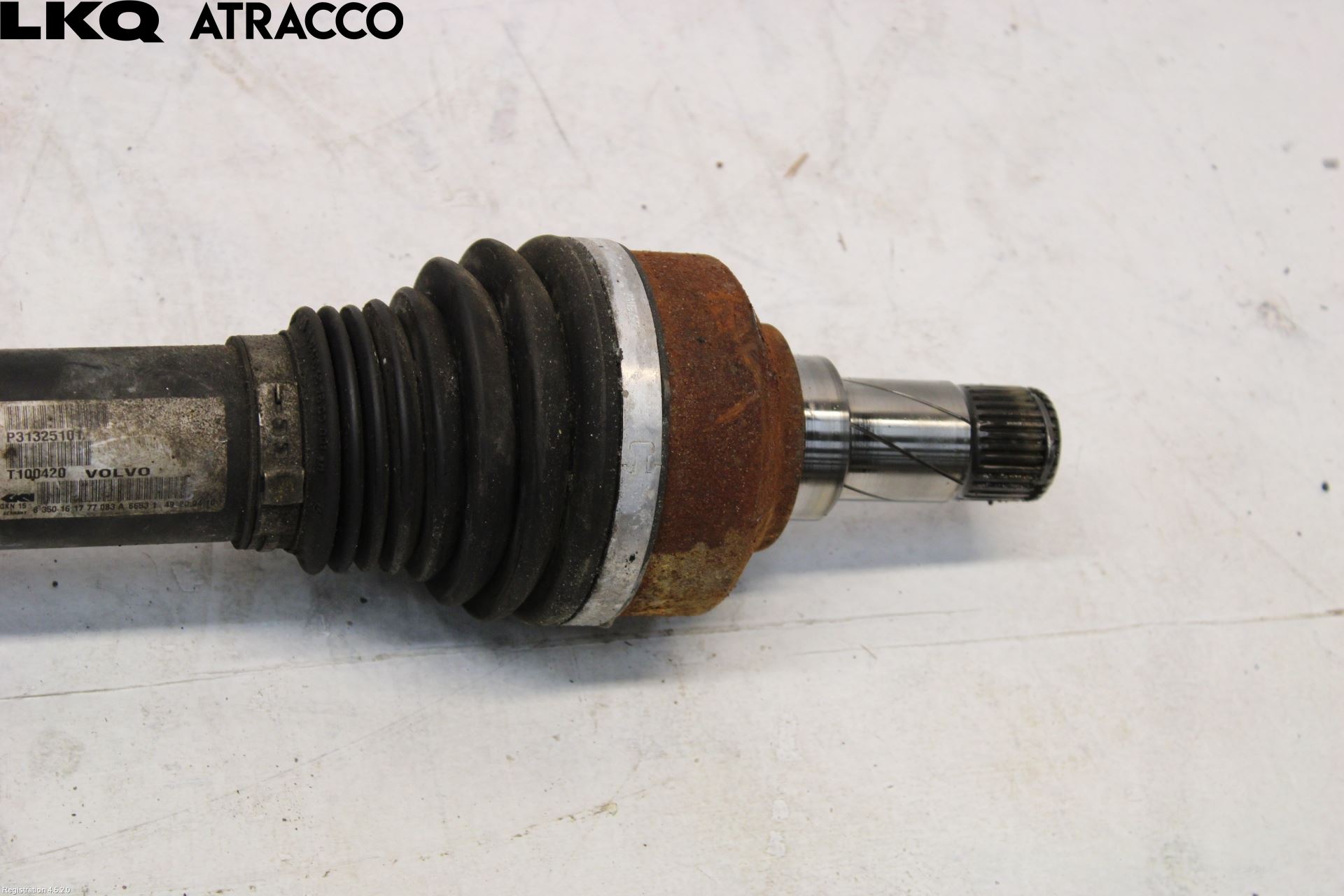 Volvo XC60 09-13 Drivaksel Foran Kompl Venstre