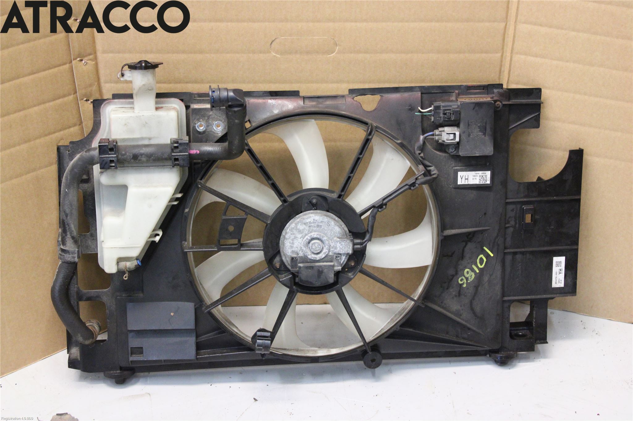 Toyota YARIS XP130 12-14 Kjølevifte Elektrisk