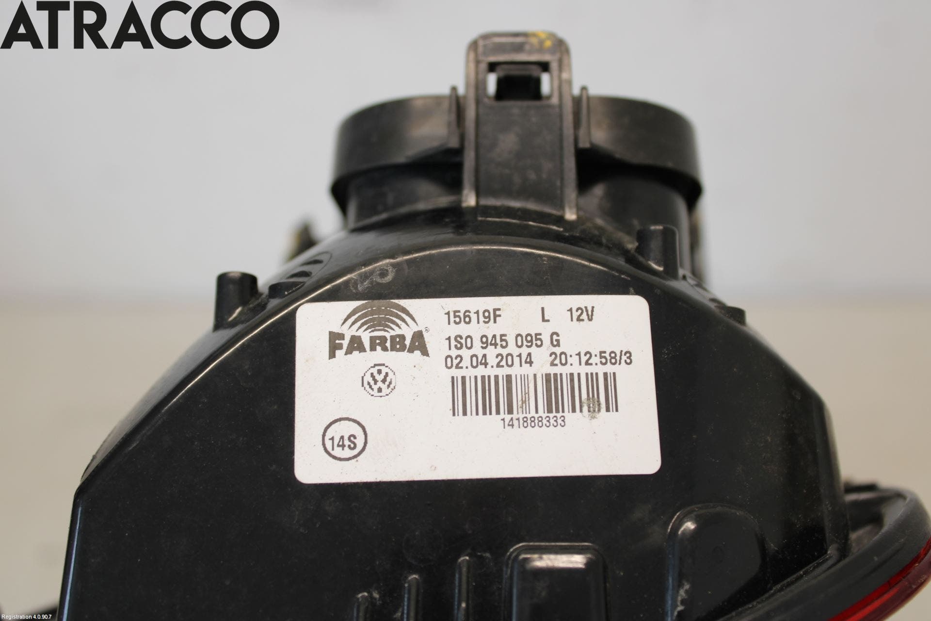 Volkswagen VW UP! / E-UP! Baklykt Venstre