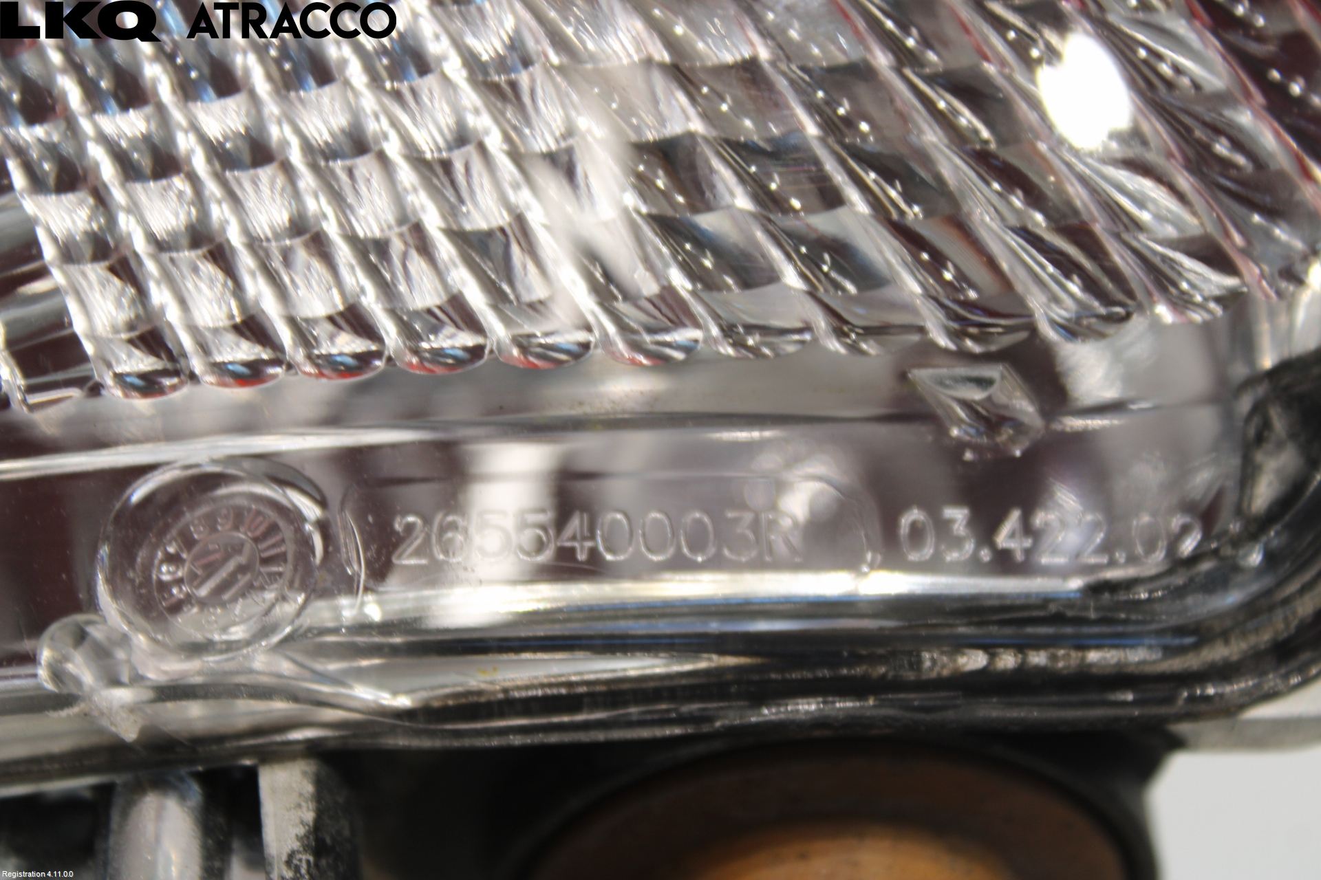 Renault ZOE/E-TECH 13- Baklykt Ryggelys-Tåkelys