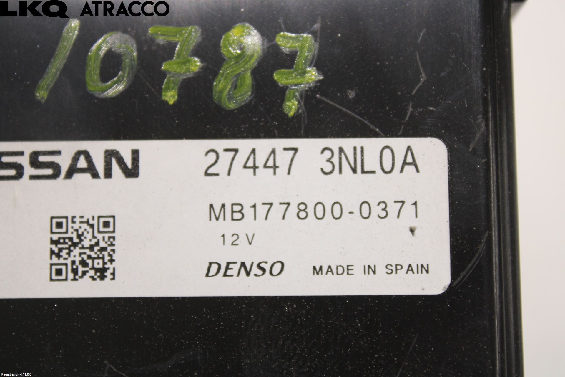 Nissan LEAF 18- Styreenhet Øvrig