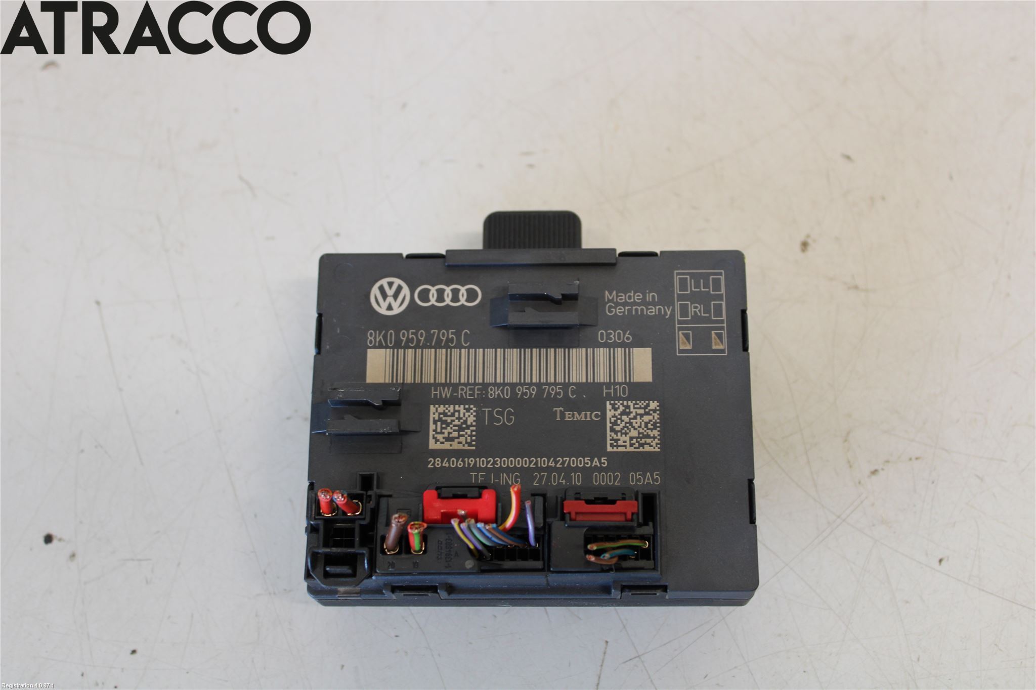 Audi A4/S4 08-11 Styreenhet Dør