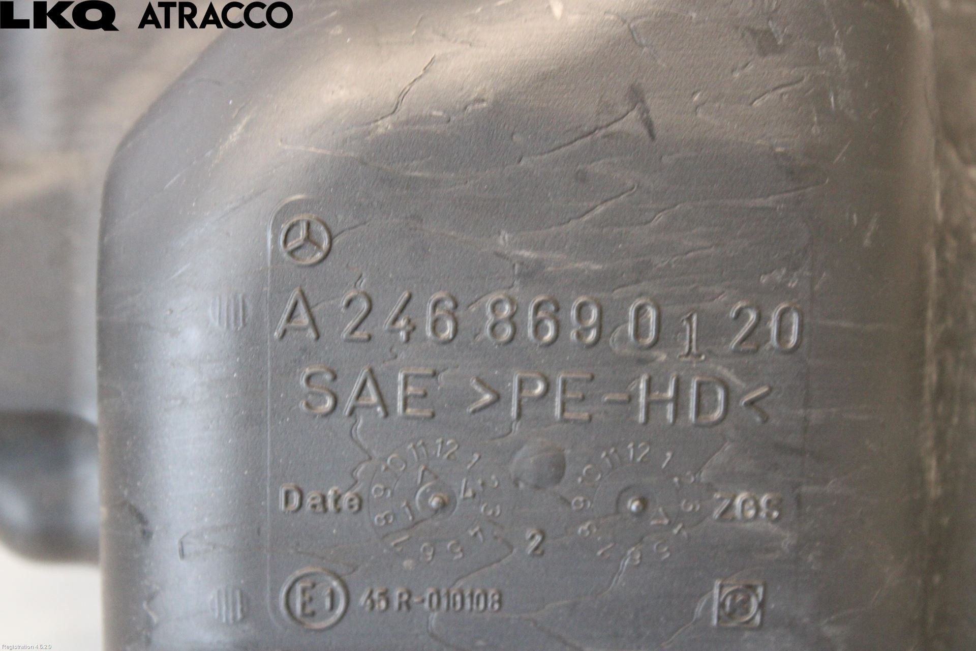 Mercedes-Benz MB B-KLASS (W246/W242) 12-19 Spylerbeholder Frontrute-Lykte