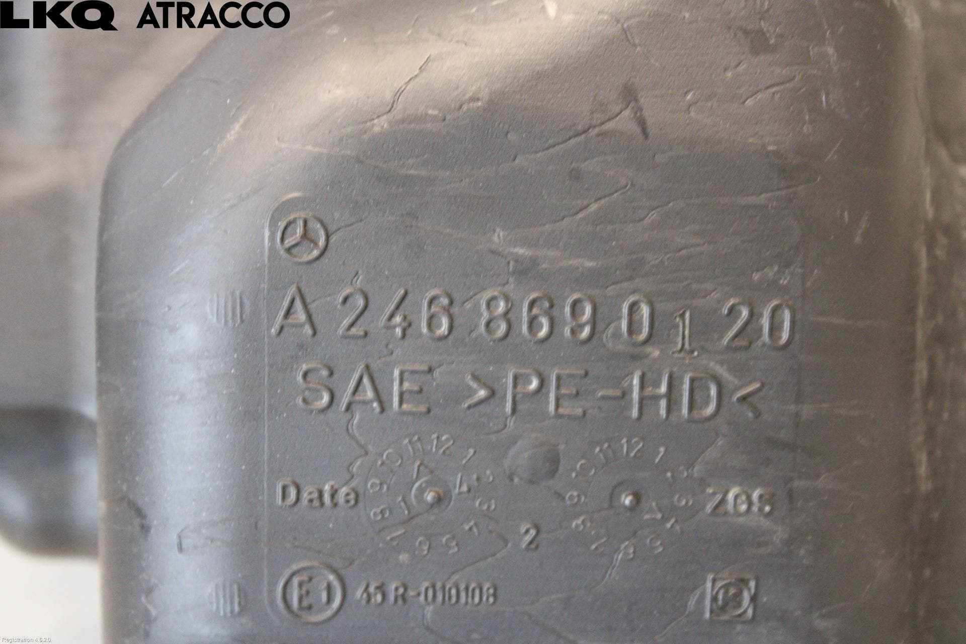 Mercedes-Benz MB B-KLASS (W246/W242) 12-19 Spylerbeholder Frontrute-Lykte