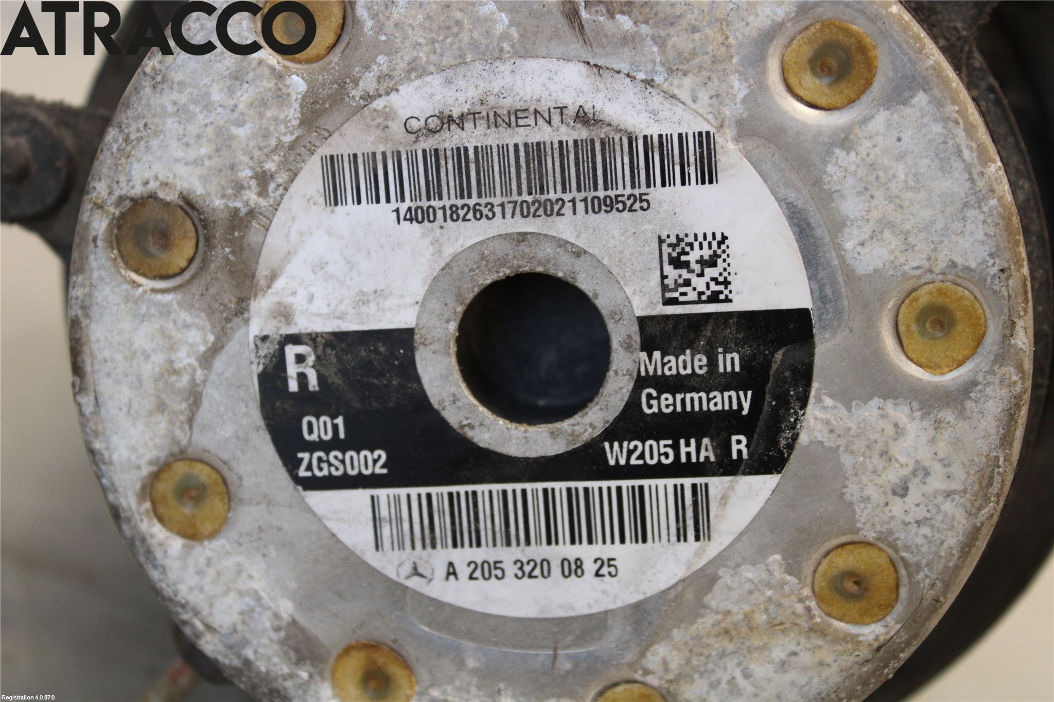 Mercedes-Benz MB C-KLASS (W205) 14-21 Nivåreg Belg - Luftpute