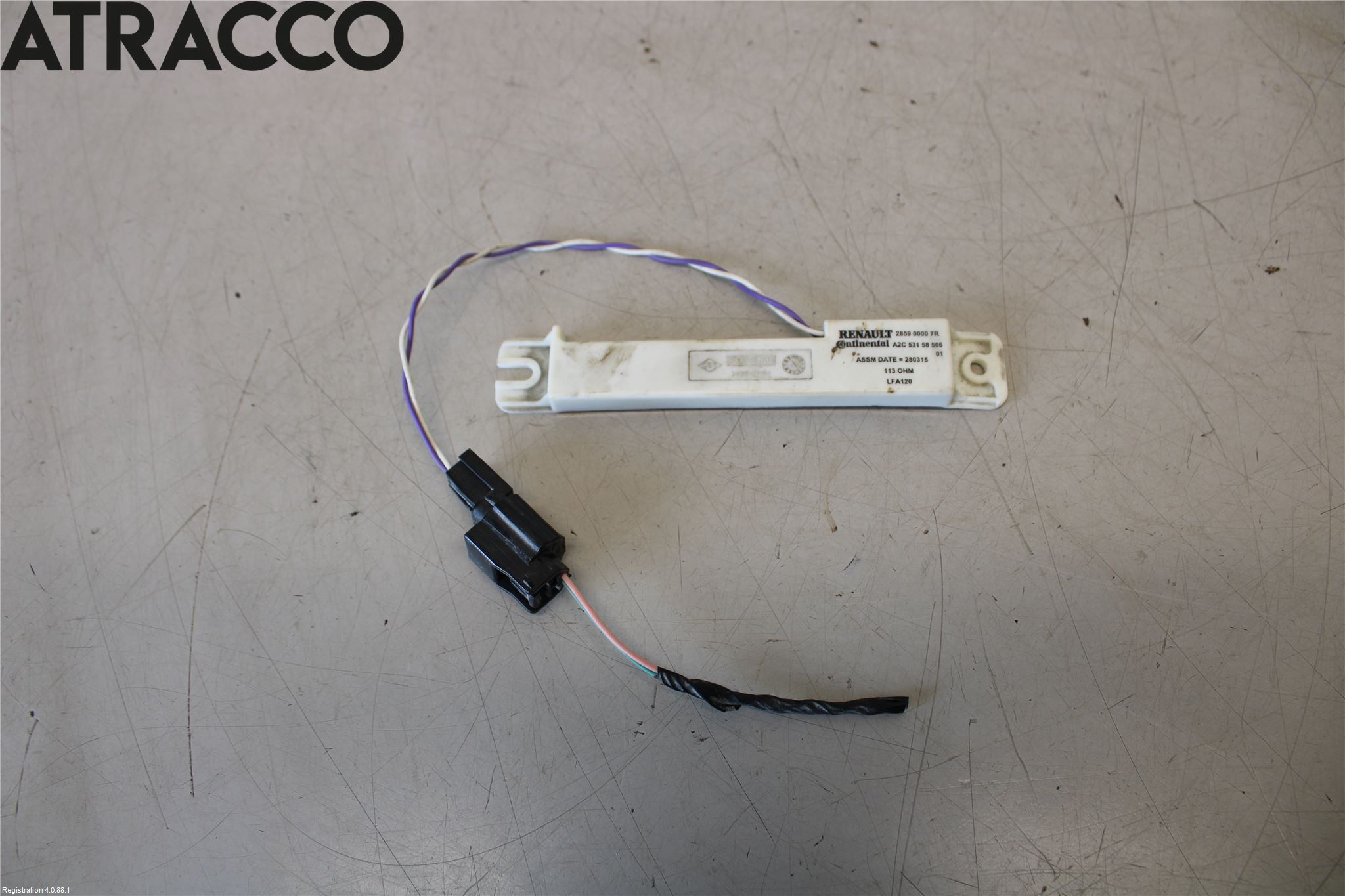 Renault ZOE/E-TECH 13- Stereo Antenne Radio-Tv