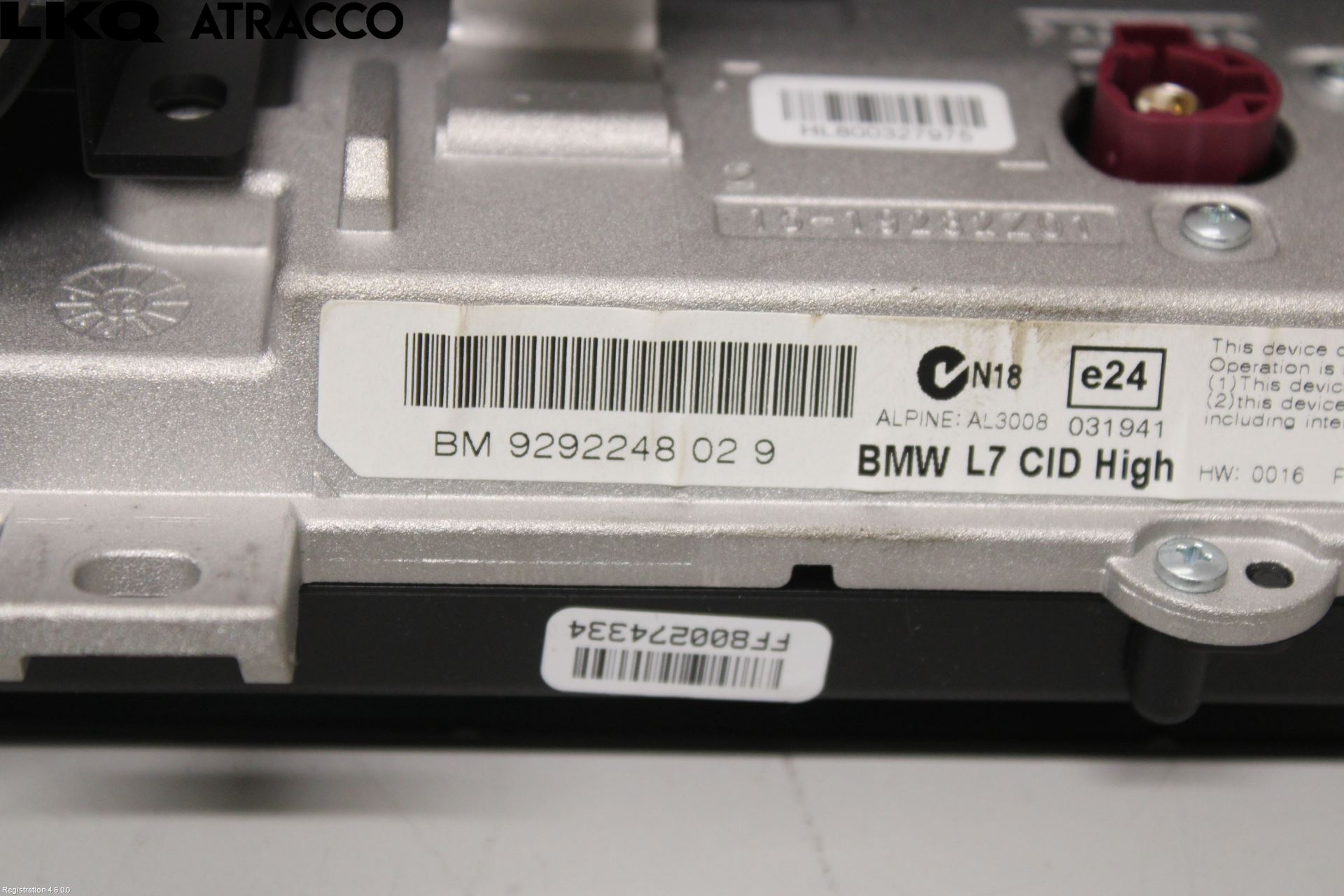 BMW 3 F30/F31/F80 12-19 Multifunktionsdisplay