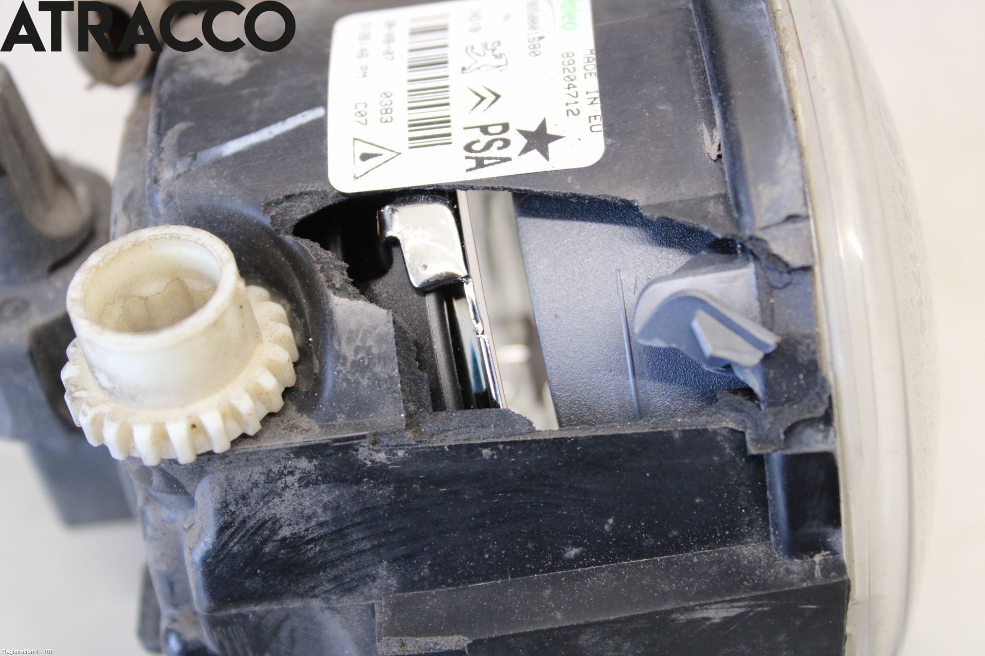 Peugeot 207 Frontlykt-Kurve-Tåkelys