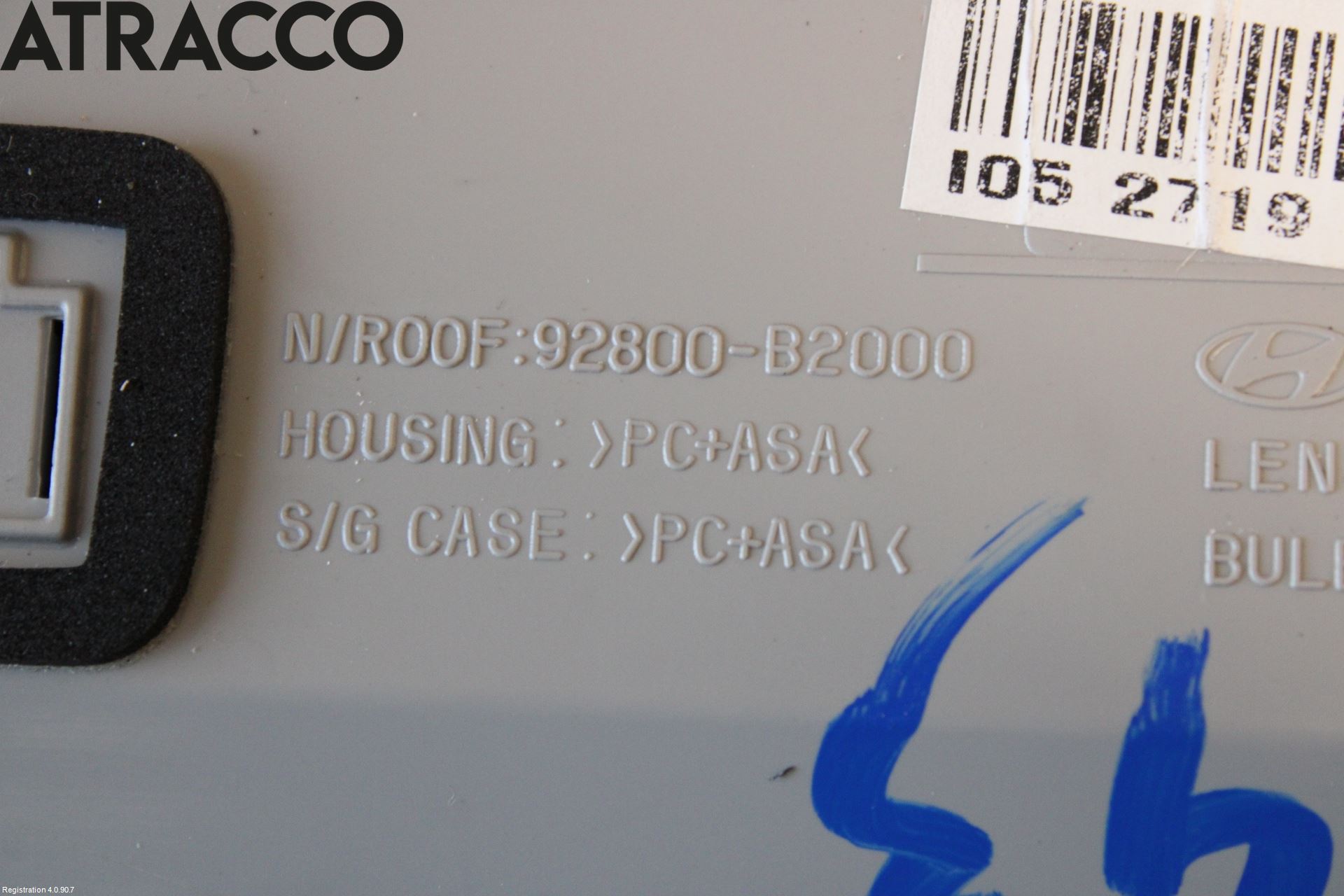 Kia SOUL 09- Innr Taklys