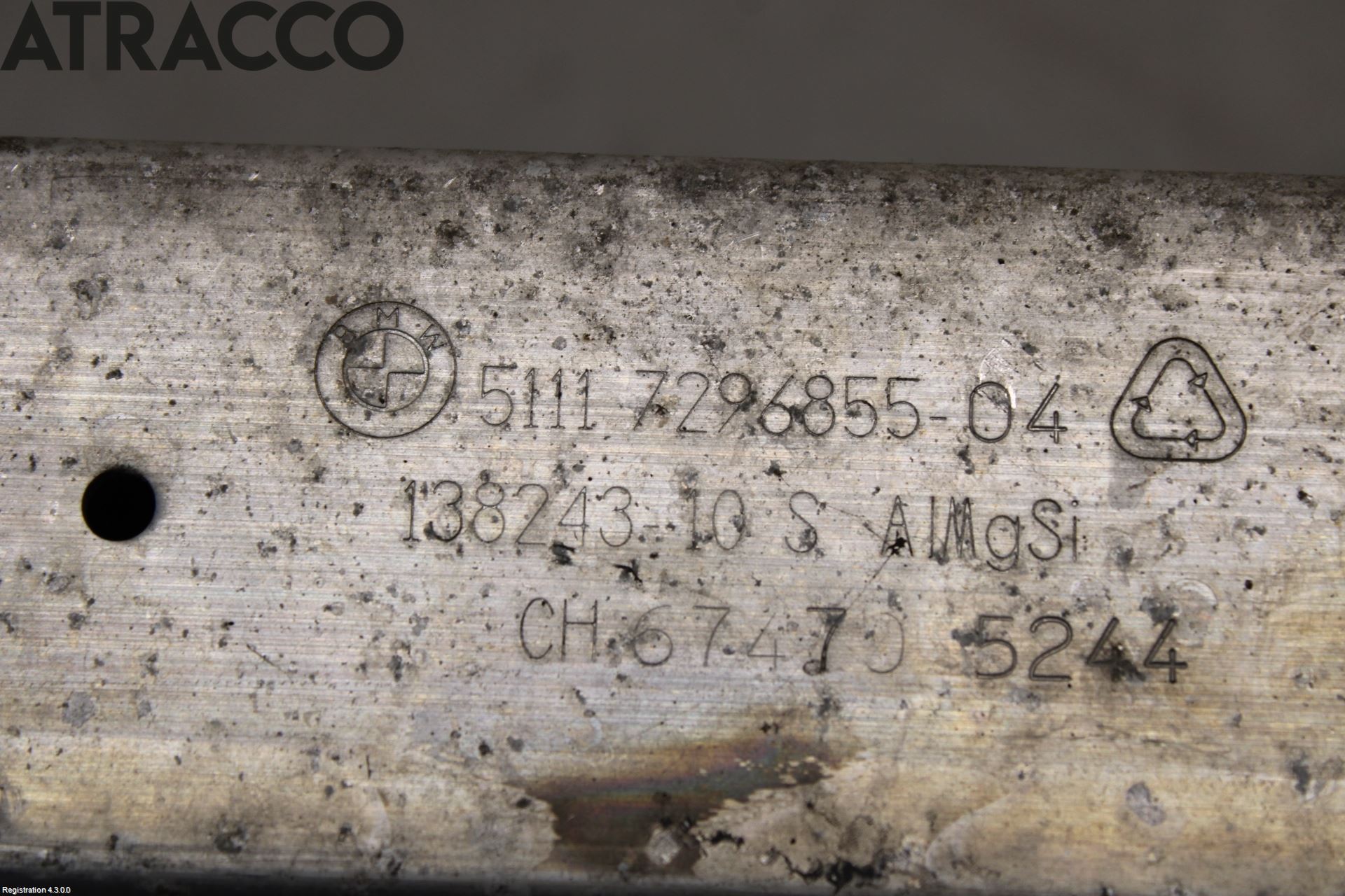 BMW i3 I01 13-22 Støtfanger Foran Feste