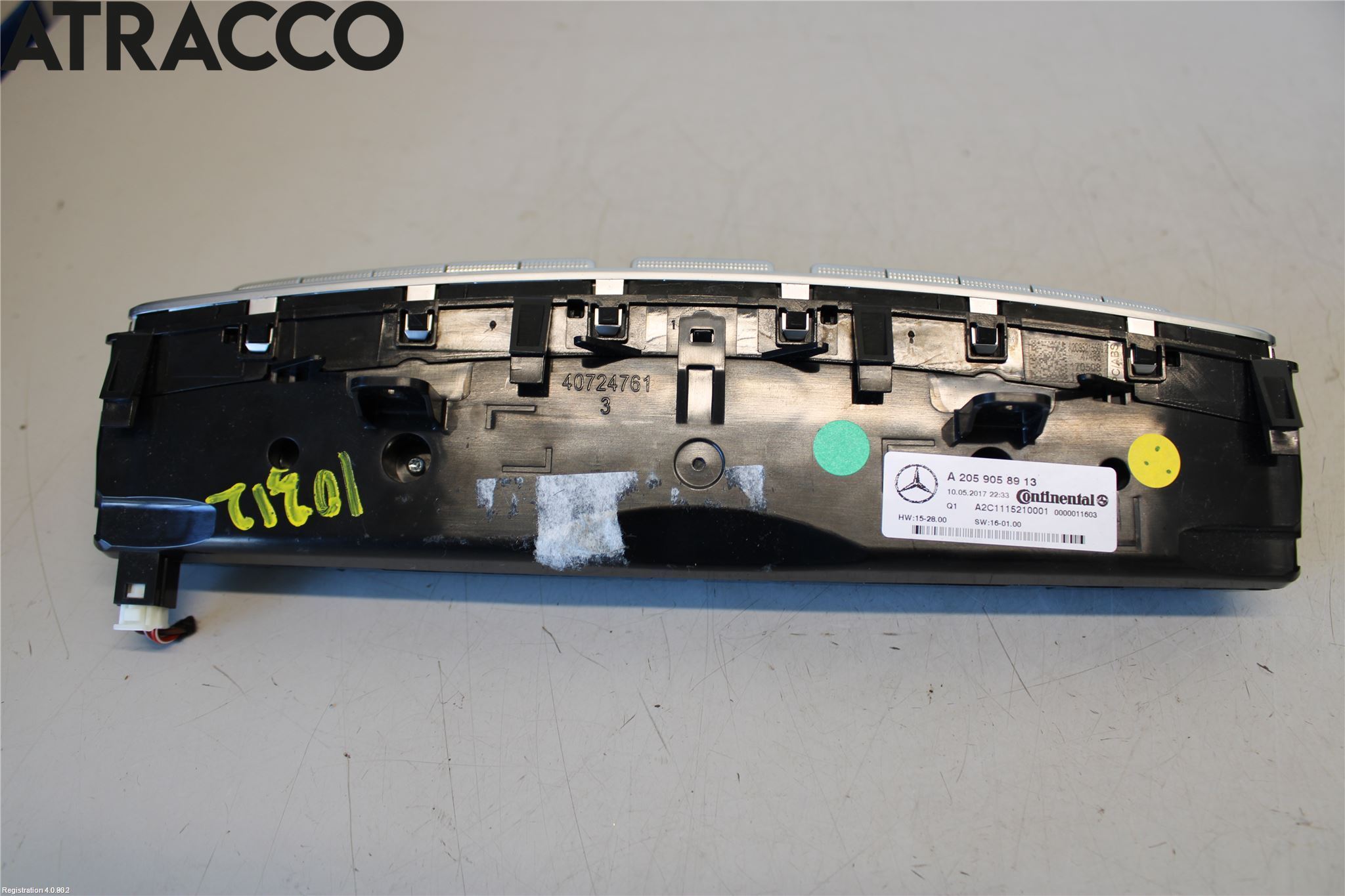 Mercedes-Benz MB GLC-KLASS (X253/C253) 15-22 Varme Ac Betjening-Display