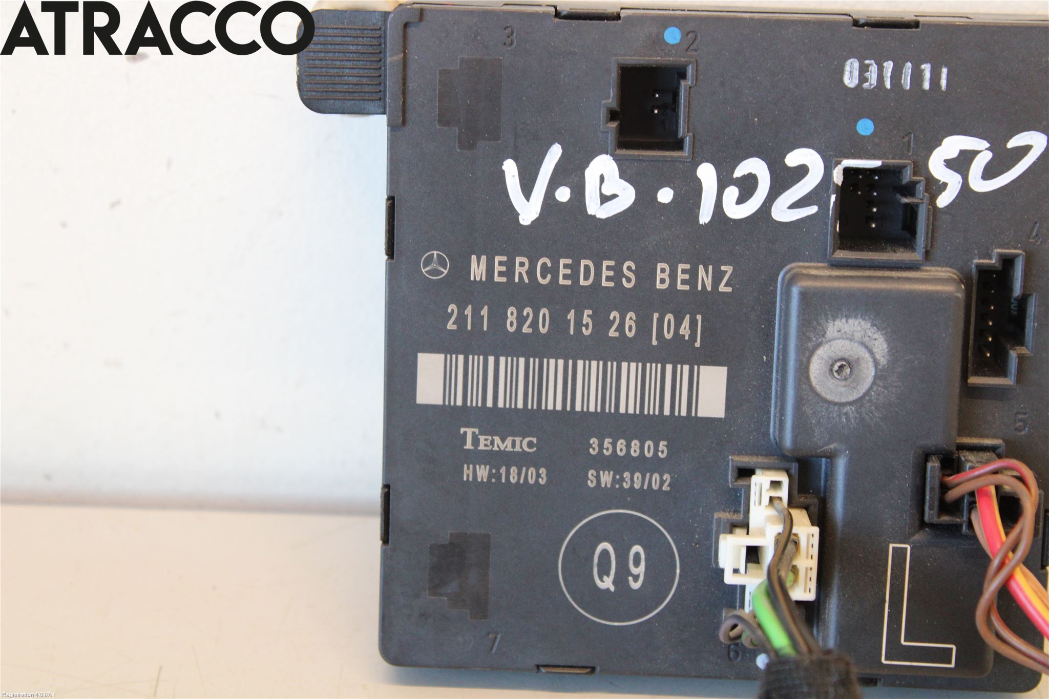 Mercedes-Benz MB E-KLASS (W211) 02-09 Styreenhet Dør