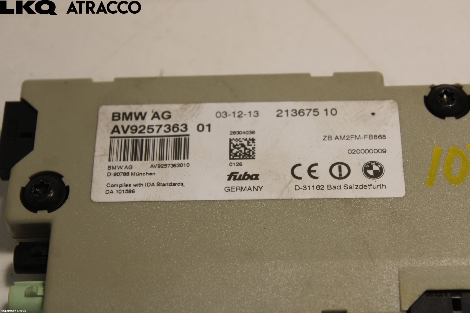 BMW 5 F10/F11/F18 09-17 Stereo Antenneforsterker