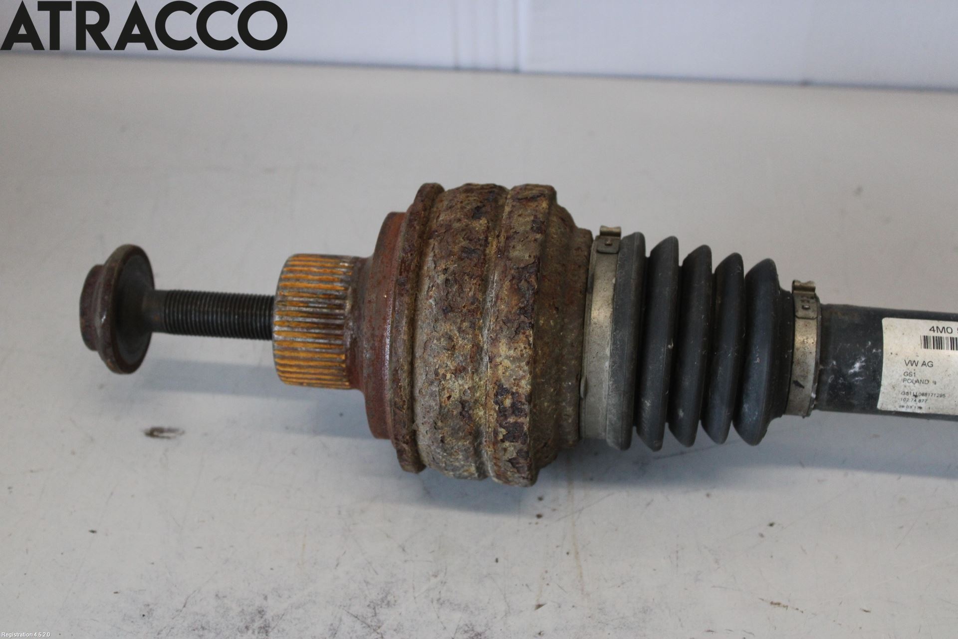 Audi Q7/SQ7 Drivaksel Bak Kompl Venstre