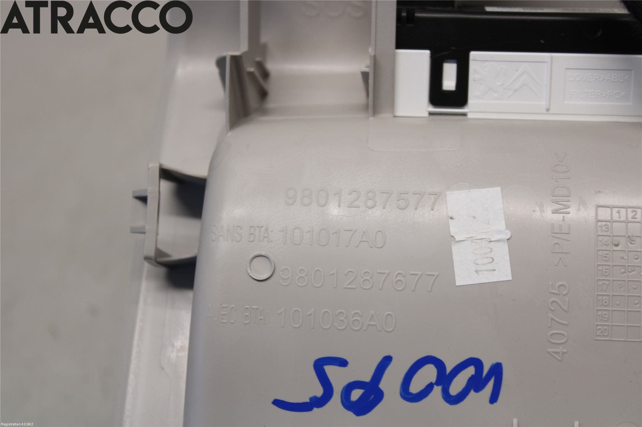 Citroen C4 CACTUS 14-20 Innr Taklys