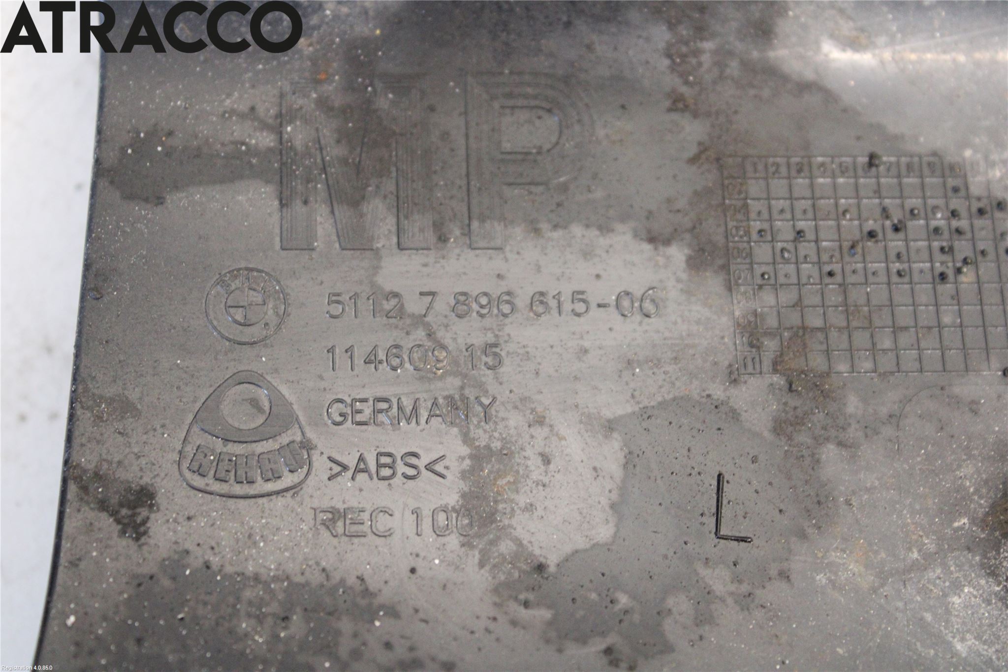 BMW 5 E60/61 Sed/Tou 02-10 Støtfangerfeste Bak Venstre