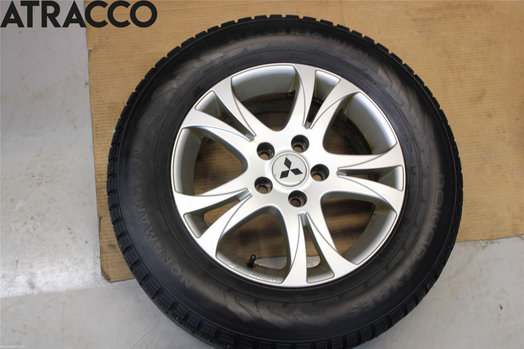 Mitsubishi ASX 10-22 Dekk Vinter På Alu Felg 4Stk