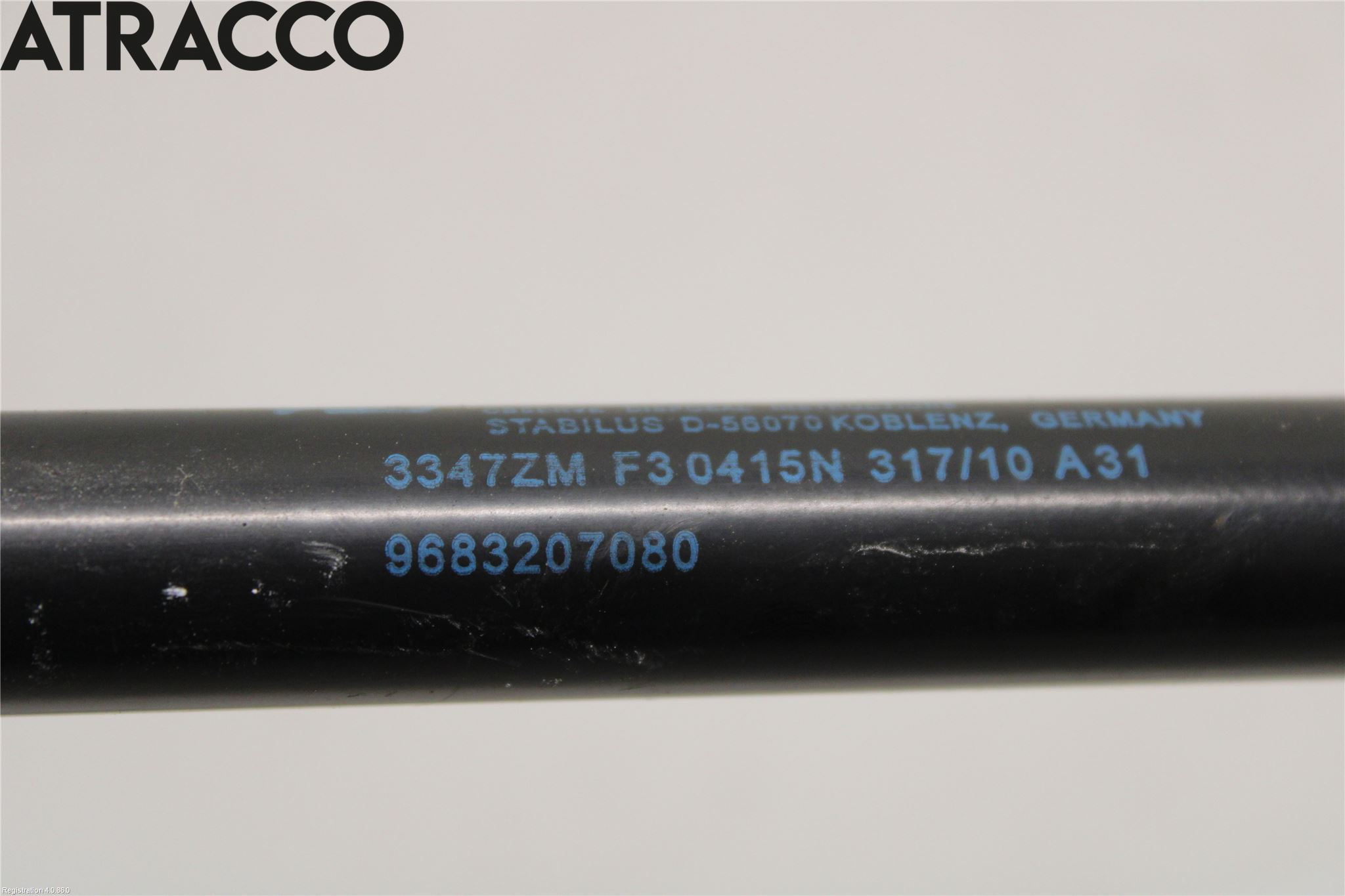 Peugeot 3008 09-16 Bakluke Demper-Gassfjær