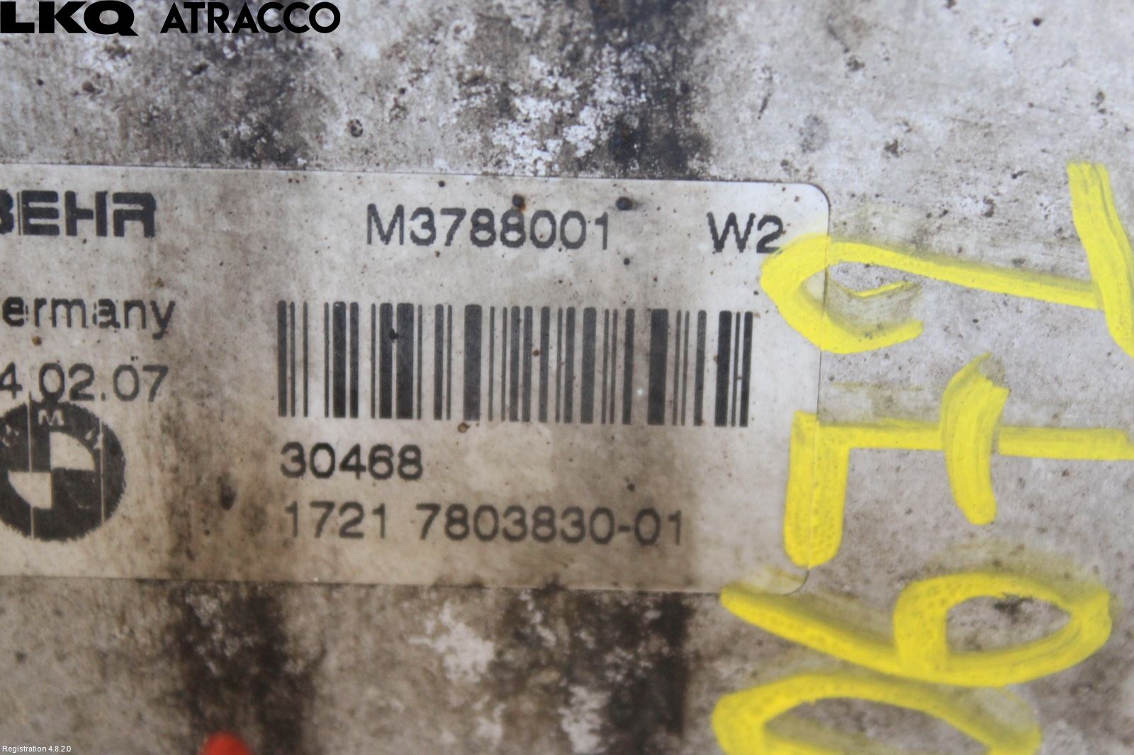 BMW 5 E60/61 Sed/Tou 02-10 Radiator Oljekjøler Motor