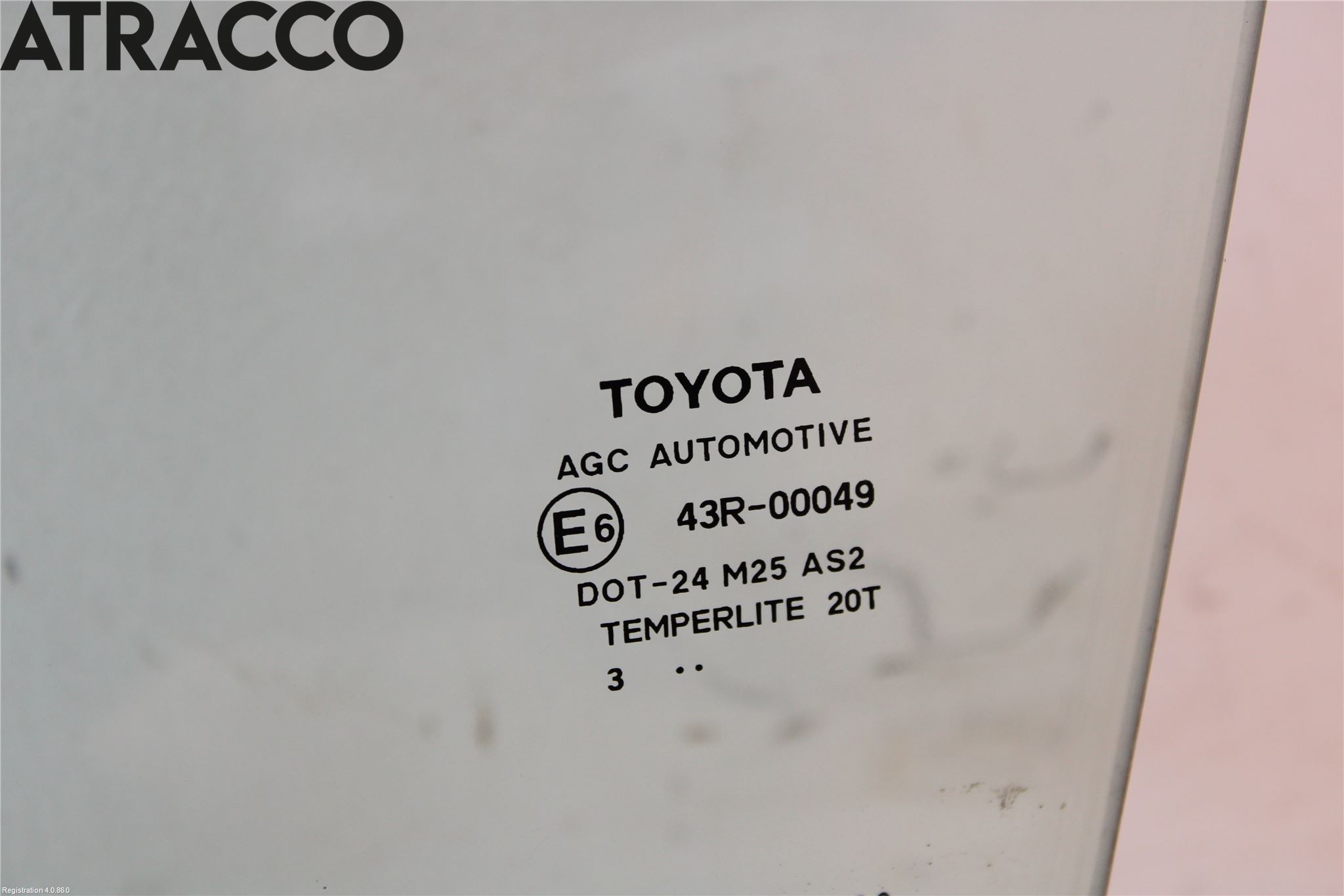 Toyota AURIS 13-19 Dørrute Foran Venstre 4 Dørs