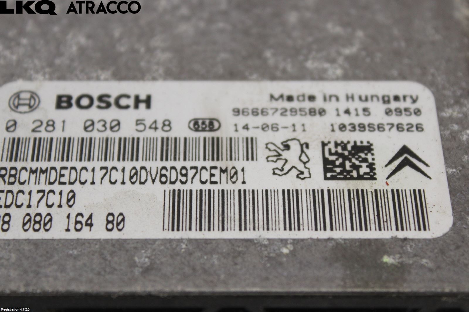 Peugeot 308 14-21 Styreenhet Innsprøytning