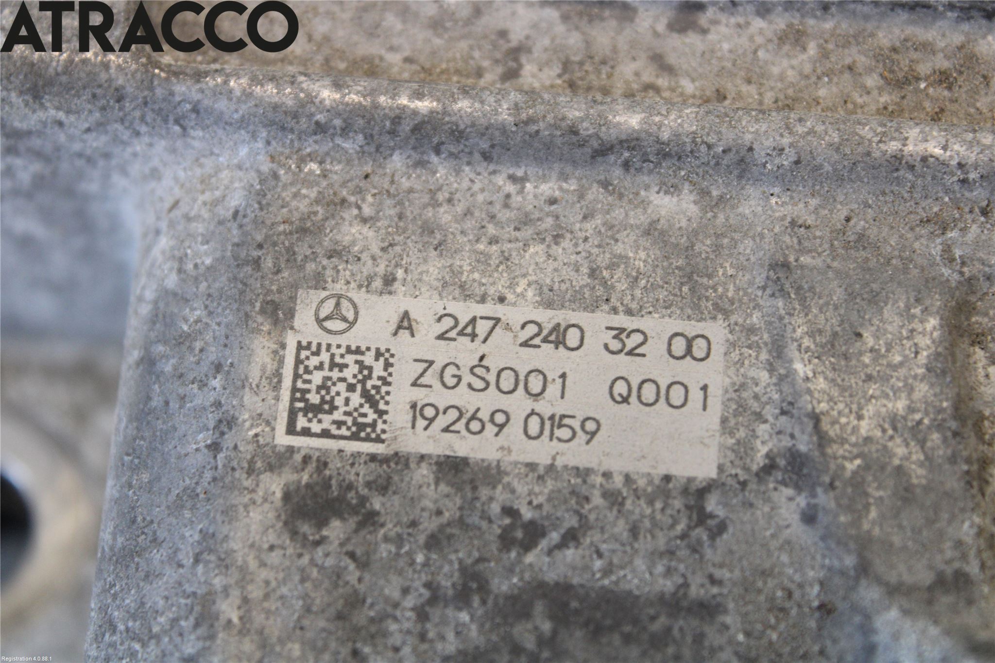 Mercedes-Benz MB B-KLASS (W246/W242) 12-19 Motor Feste Stål-Alu