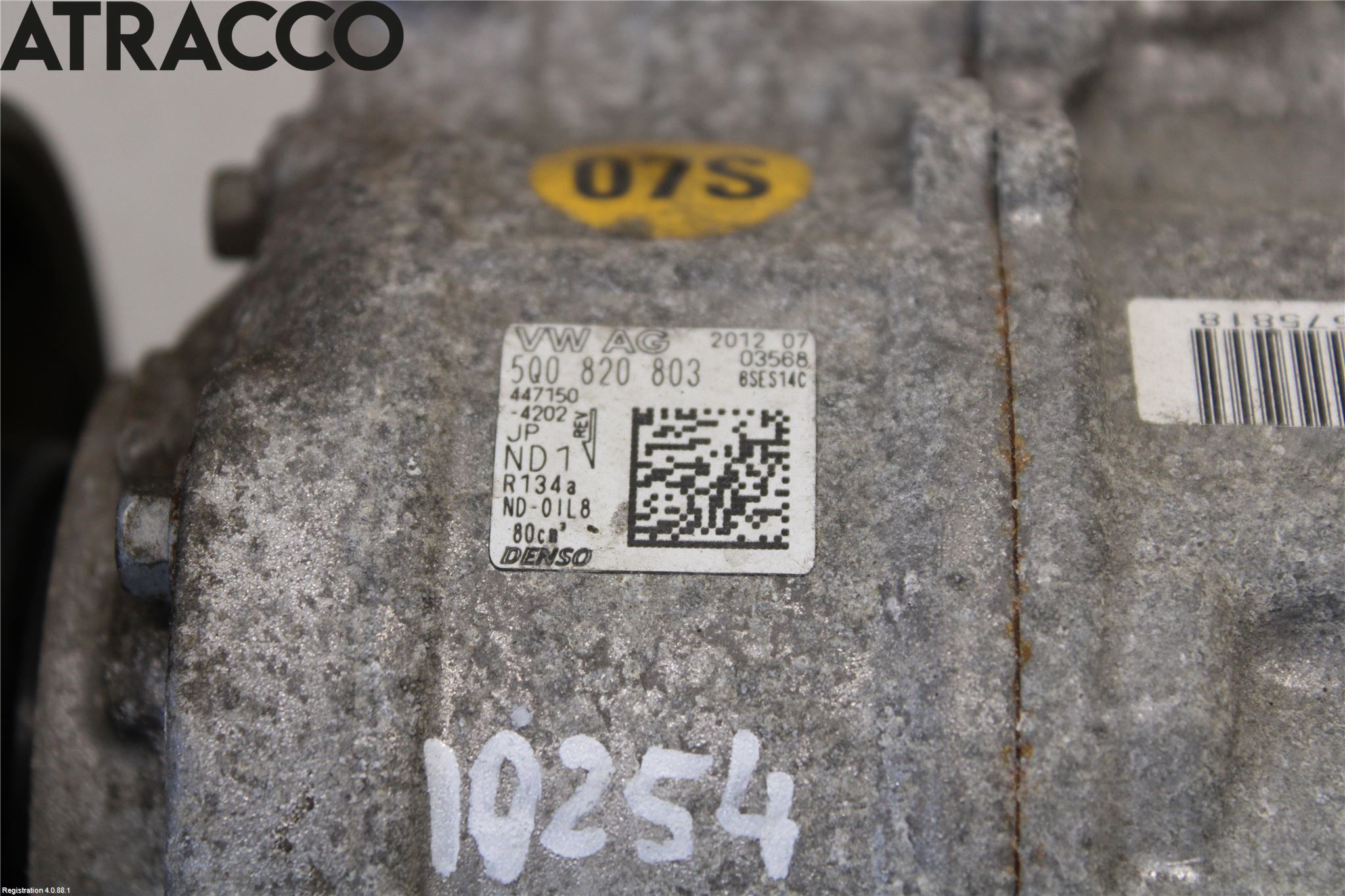 Volkswagen VW GOLF / E-GOLF VII 13-20 Varme Ac Kompressor