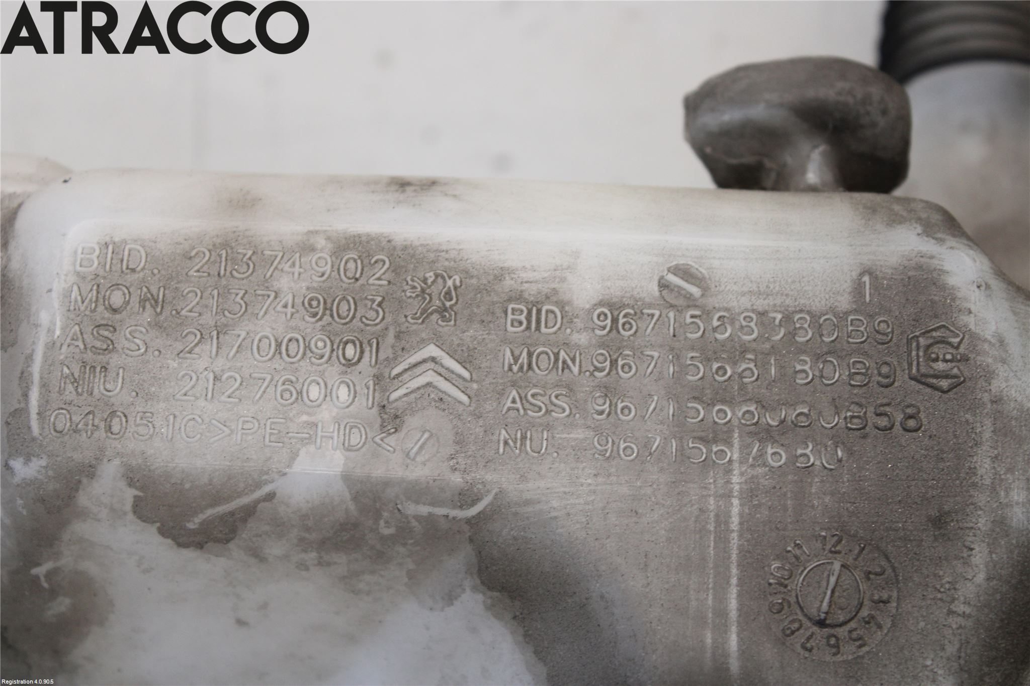 Citroen BERLINGO 08-18 Spylerbeholder Frontrute