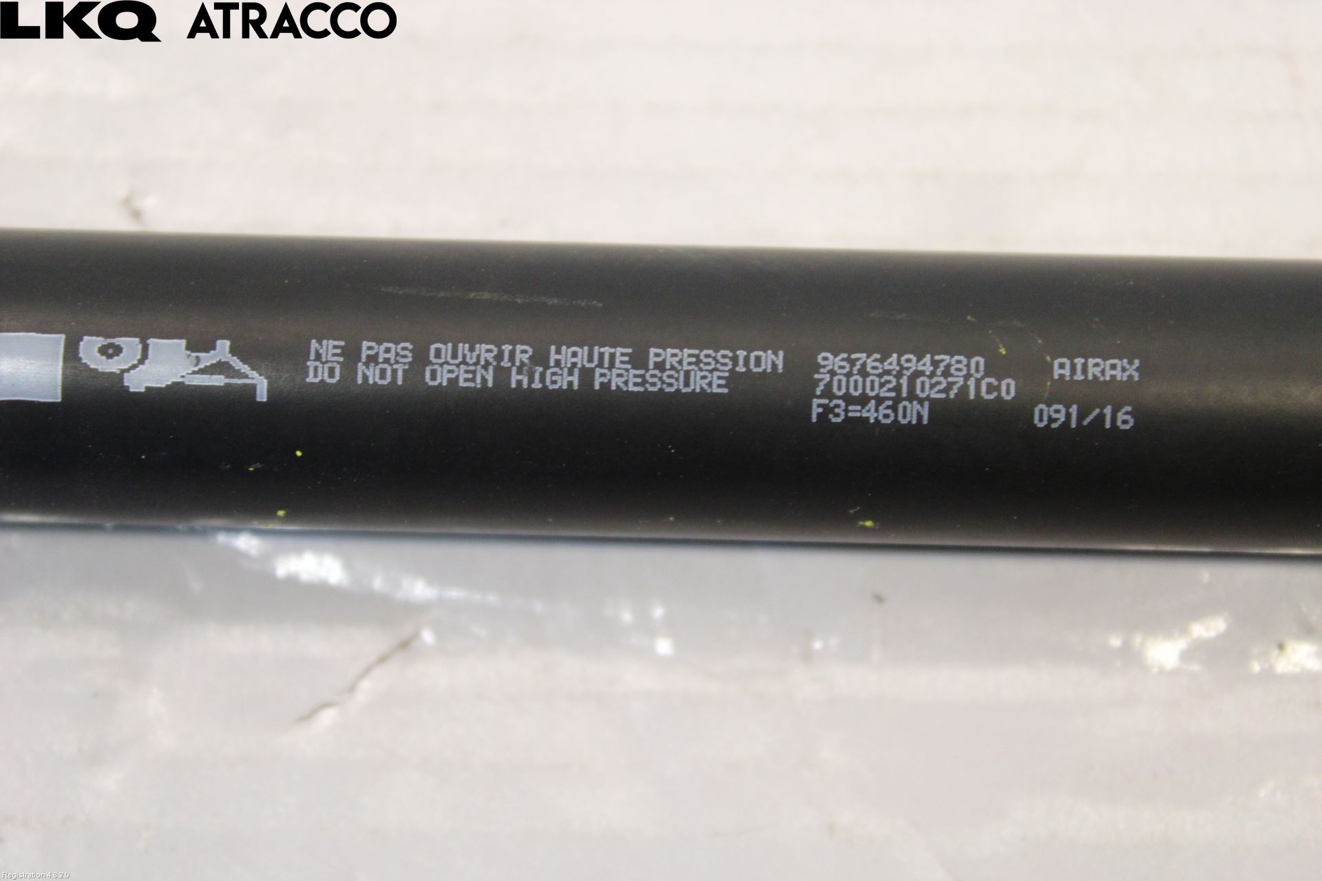 Peugeot PEUGOT 208 16-19 Bakluke Demper-Gassfjær