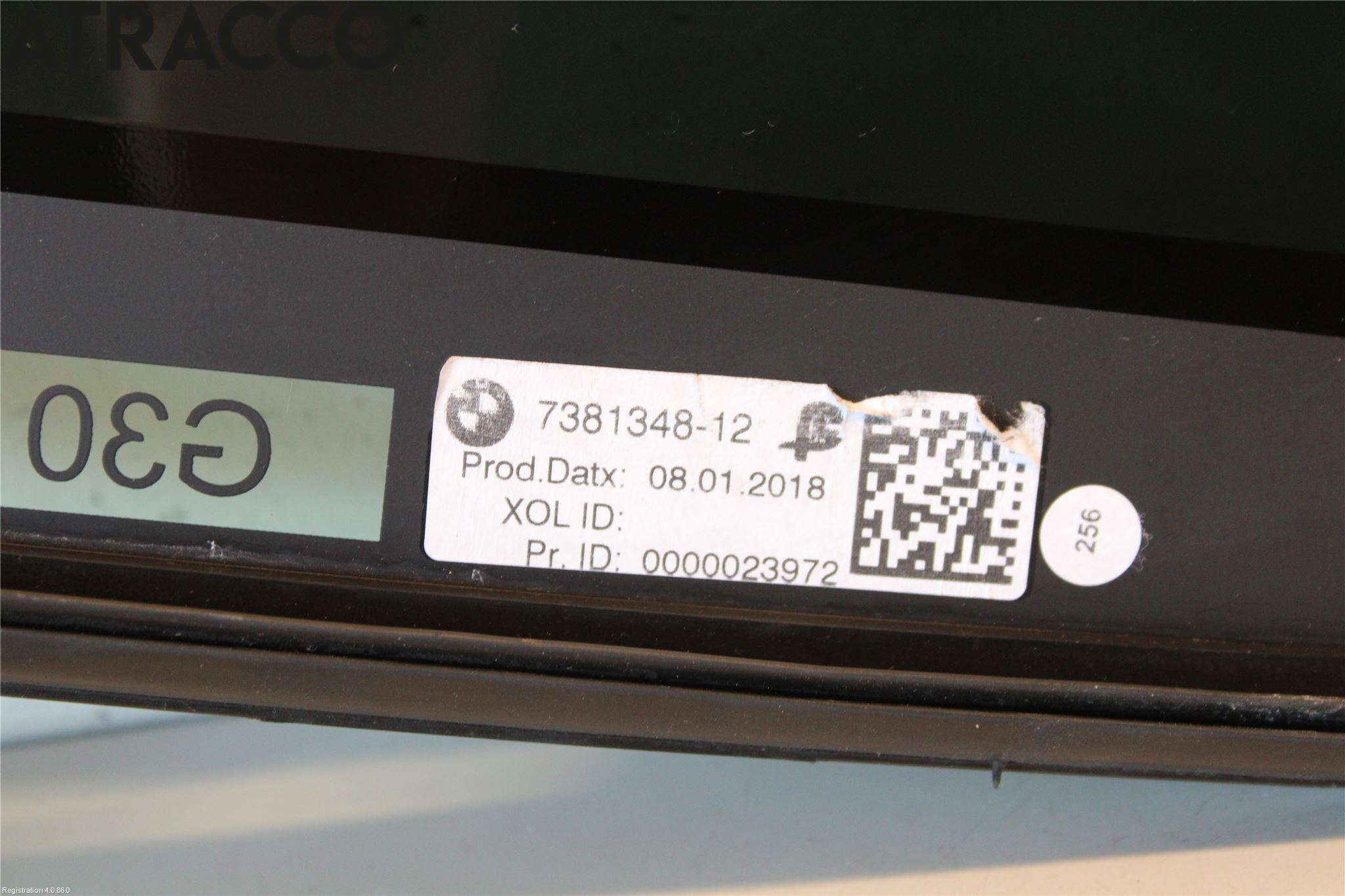 BMW 5 G30/G31/F90 17-23 Dørrute Bak Høyre Trekant 4D