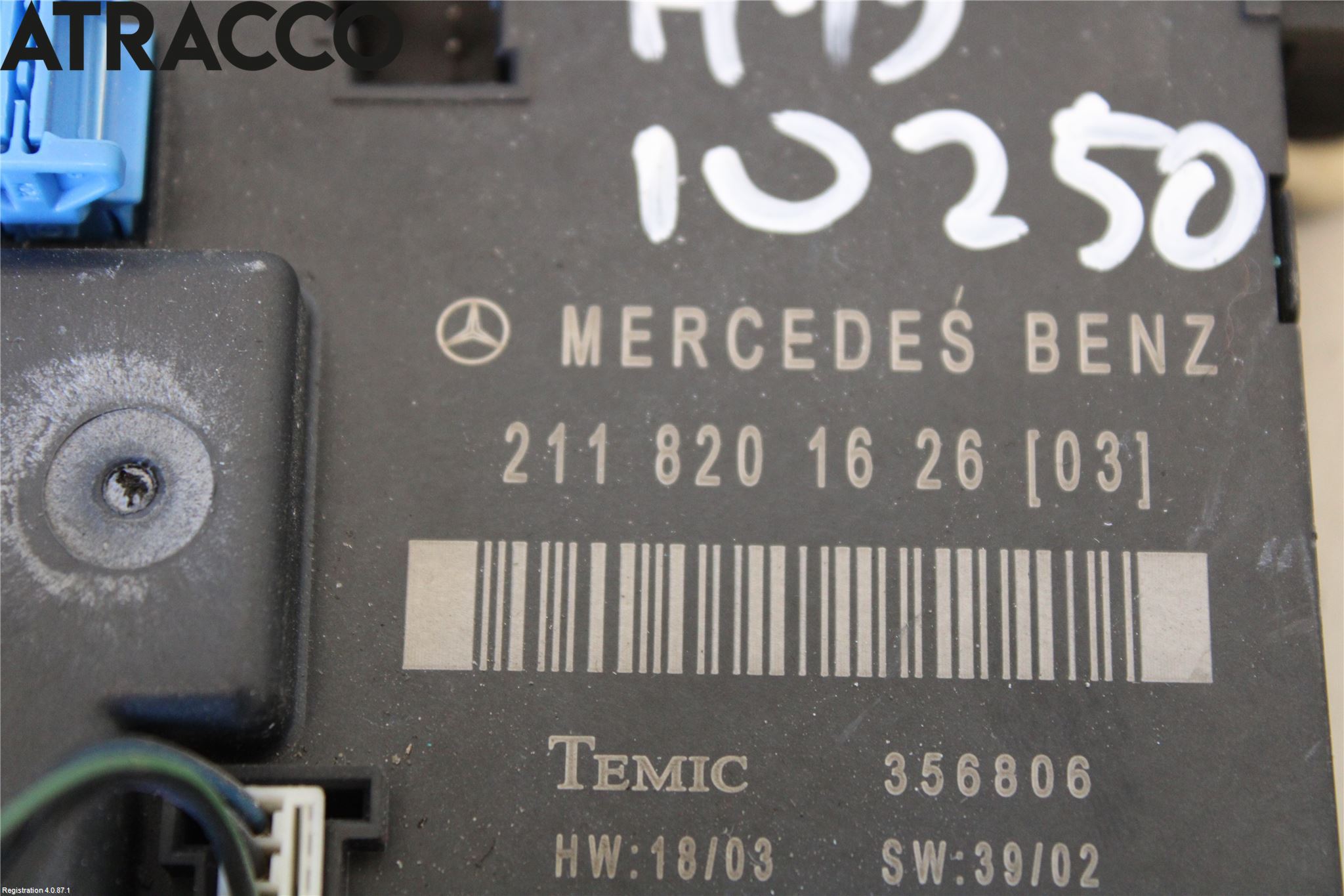 Mercedes-Benz MB E-KLASS (W211) 02-09 Styreenhet Dør