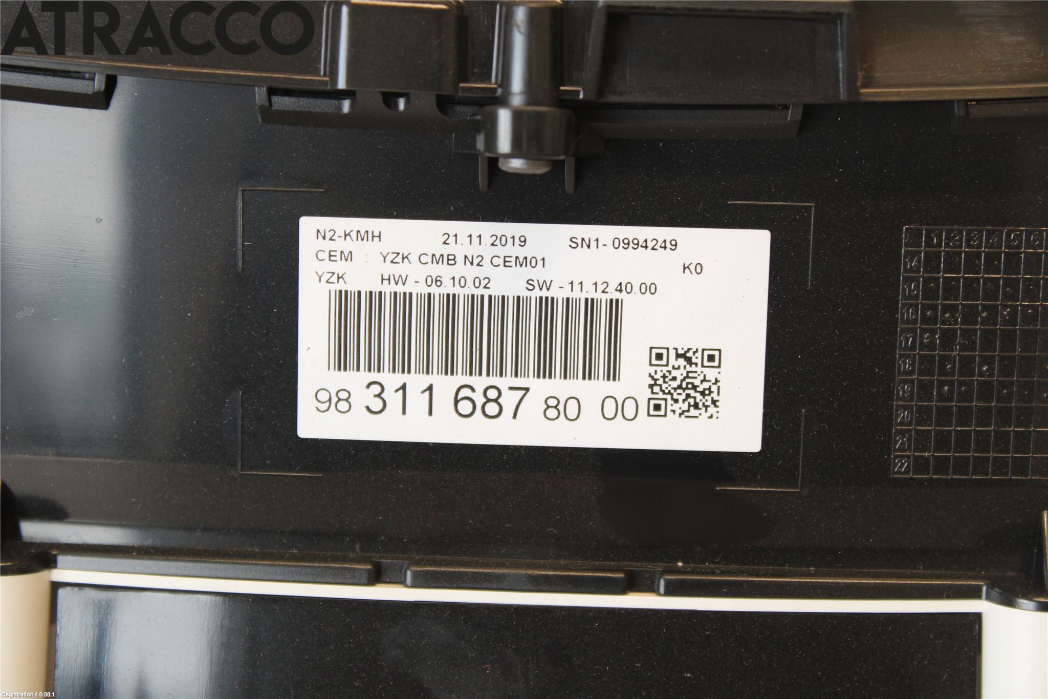 Citroen JUMPY 07-16 Instr Kombinert