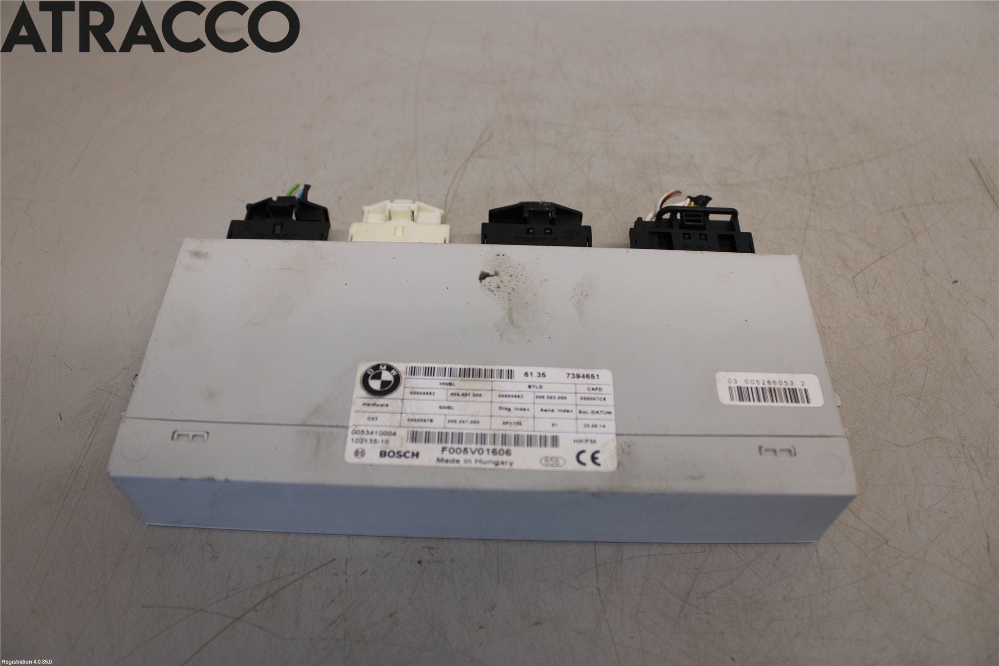 BMW 5 F10/F11/F18 09-17 Styreenhet Øvrig