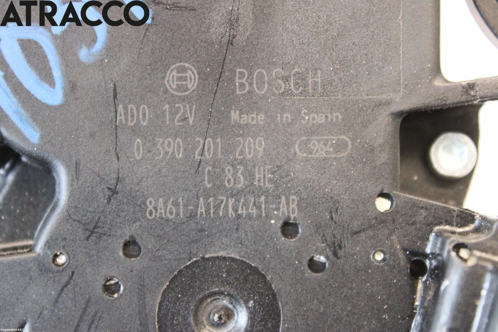 Ford FIESTA 09-12 Viskermotor Bakluke