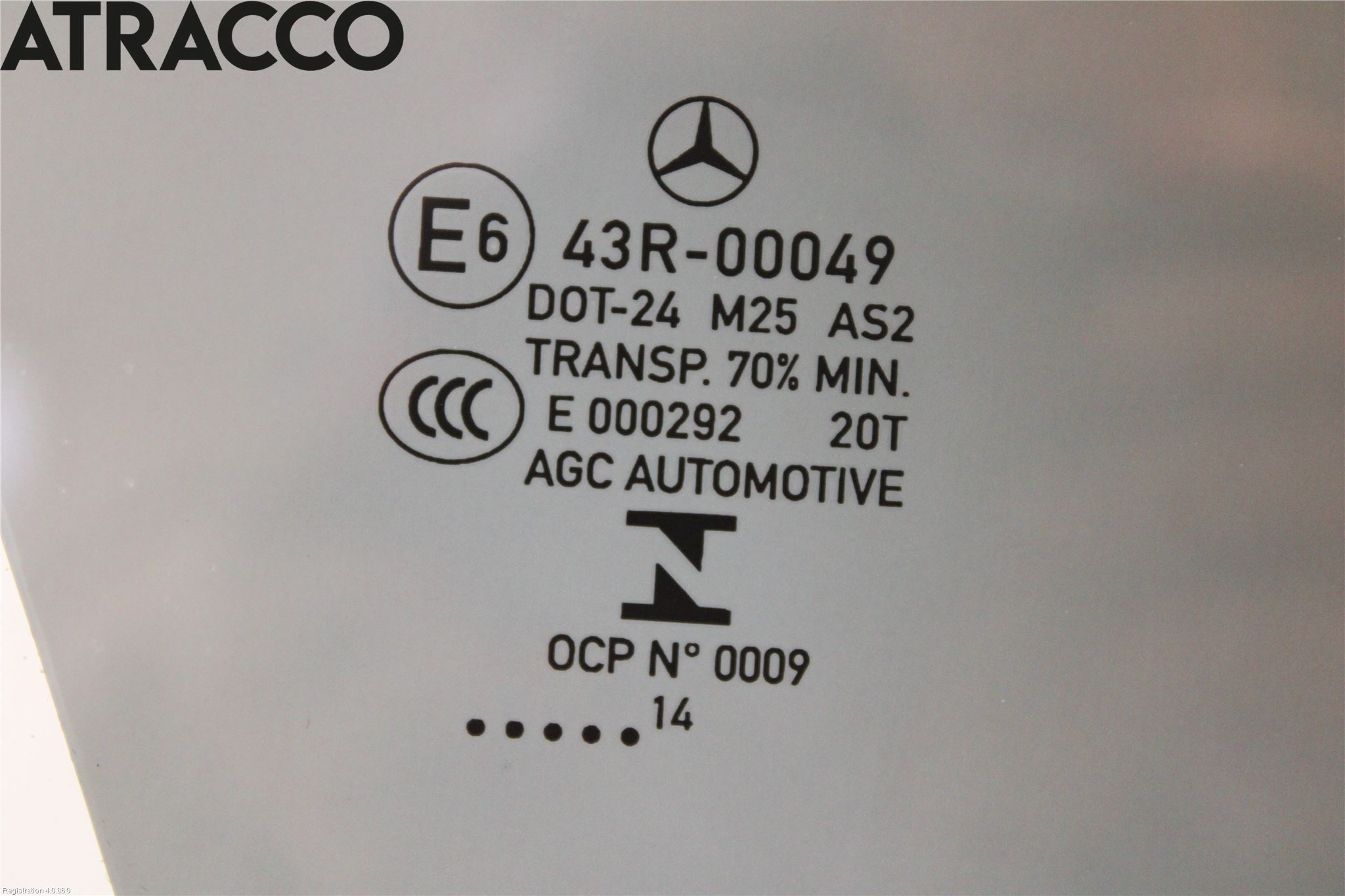 Mercedes-Benz MB C-KLASS (W205) 14-21 Dørrute Foran Høyre 4 Dørs