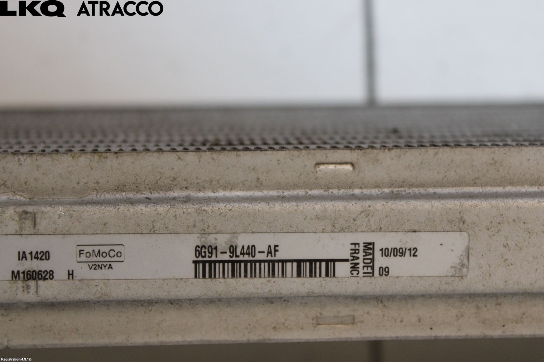 Ford KUGA 08-12 Intercooler Radiator