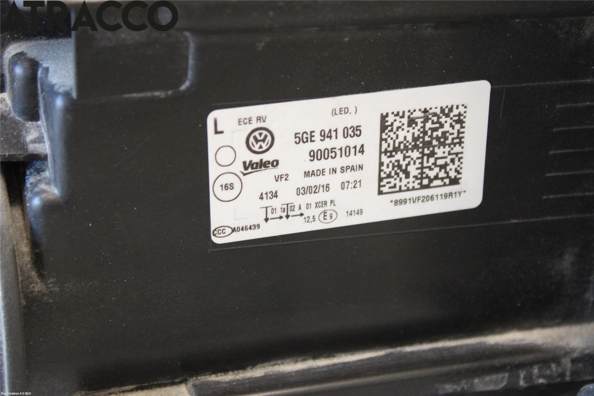 Volkswagen VW GOLF / E-GOLF VII 13-20 Frontlykt Venstre