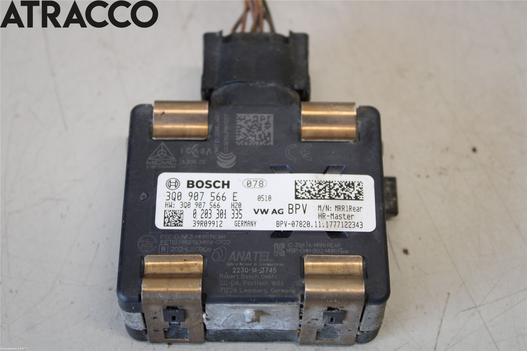 Volkswagen VW PASSAT 15-19 Sensor Kollisjonsbeskyttelse