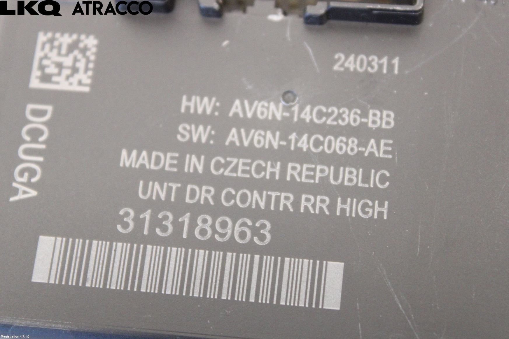 Volvo V60 11-13 Styreenhet Dør