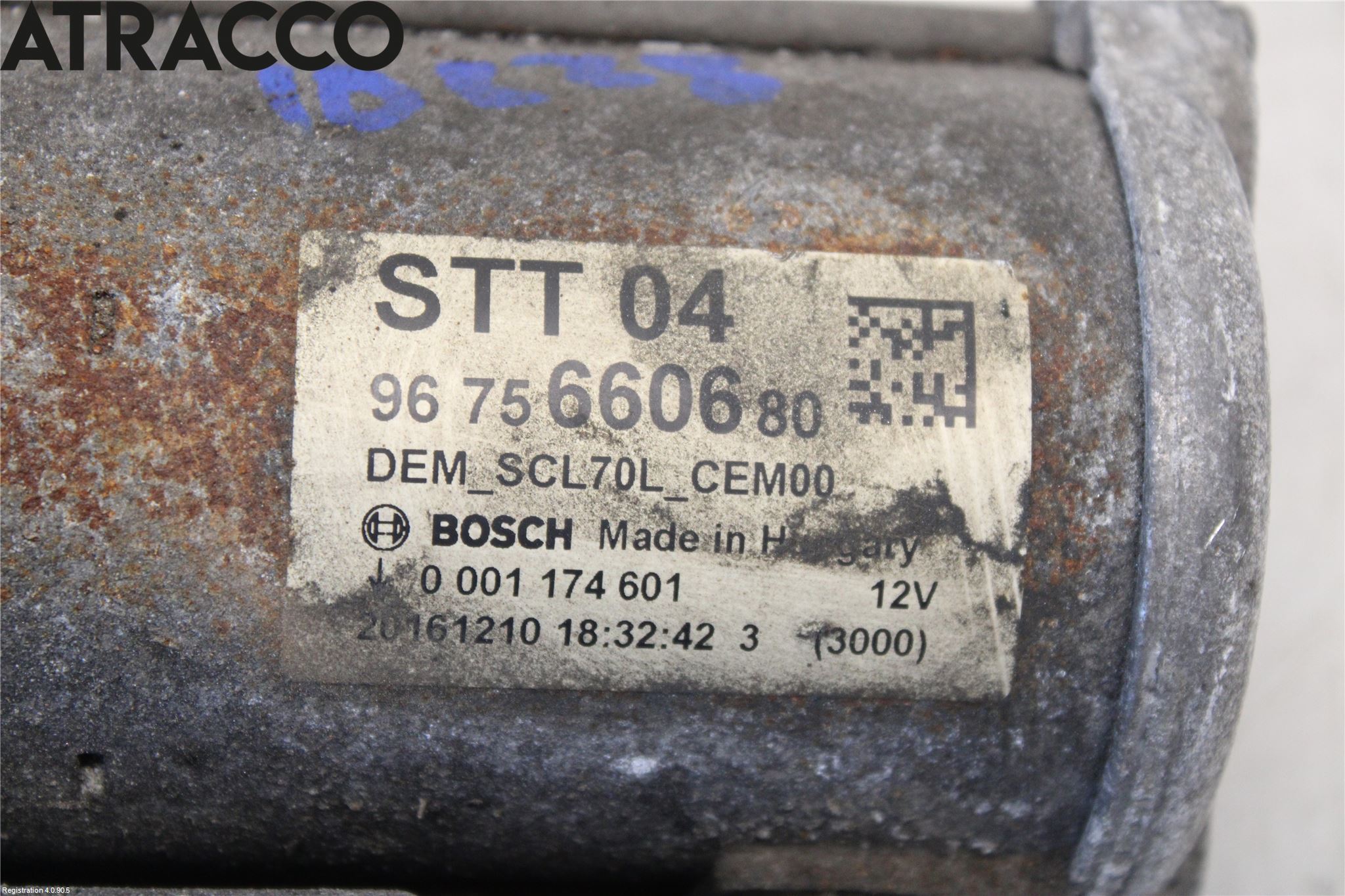 Citroen BERLINGO 08-18 Startmotor Diesel