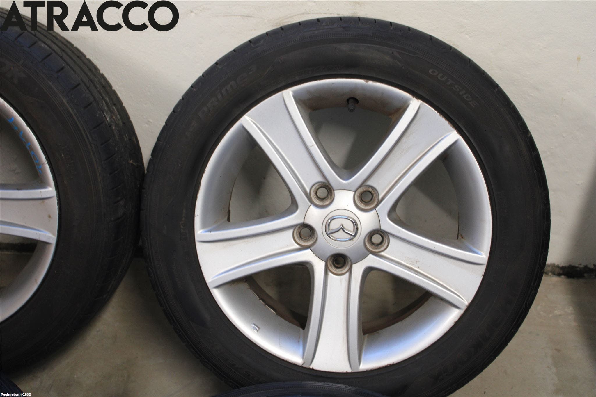 Mazda 6 02-08 Dekk Sommer På Alu Felg 4Stk