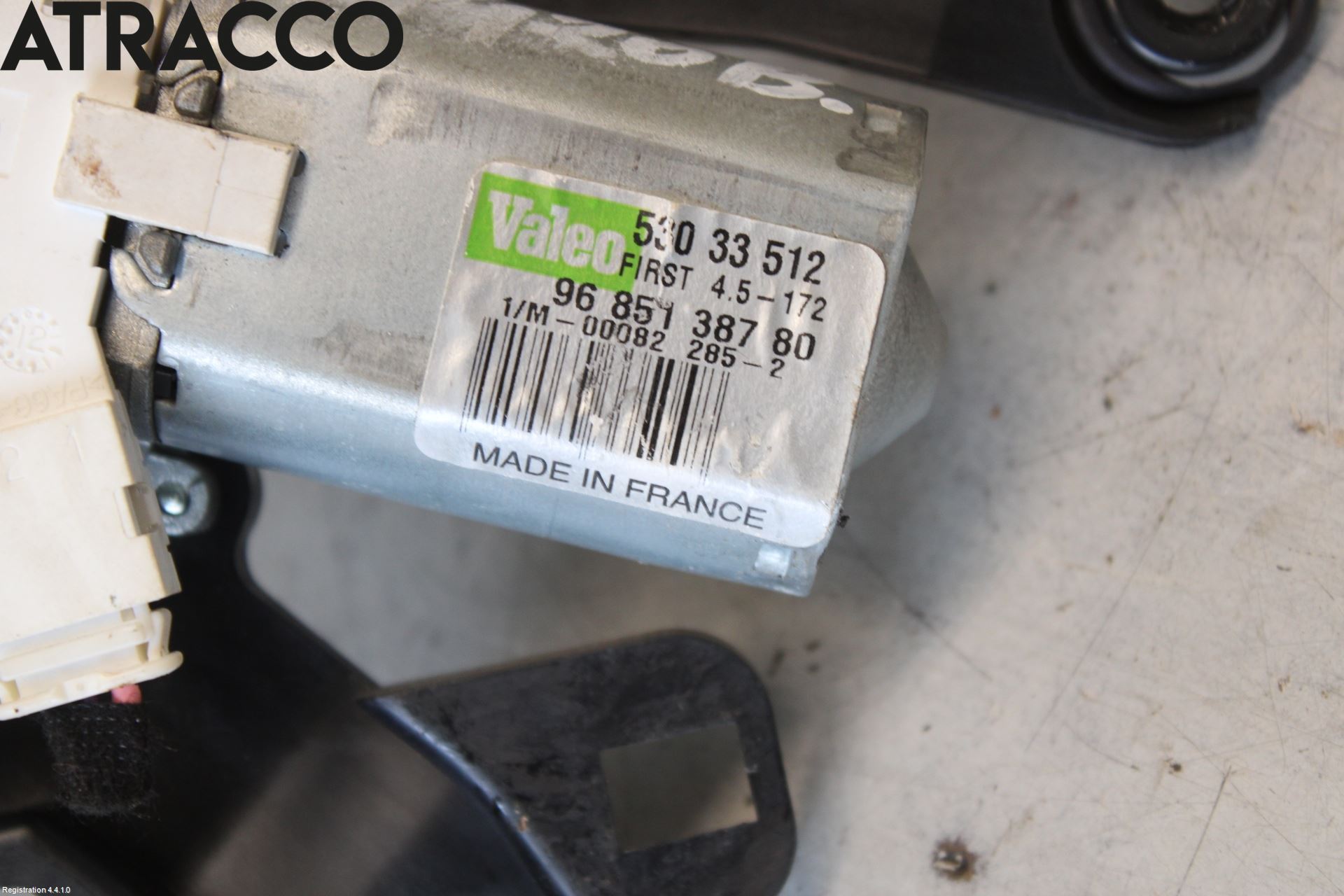 Citroen BERLINGO 08-18 Viskermotor Bakluke