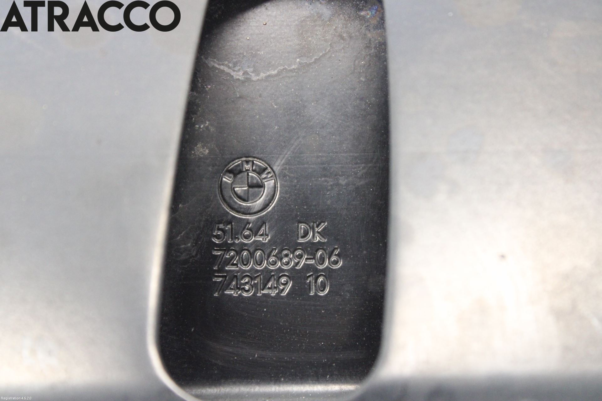 BMW 5 F10/F11/F18 09-17 Frontplate Øvre