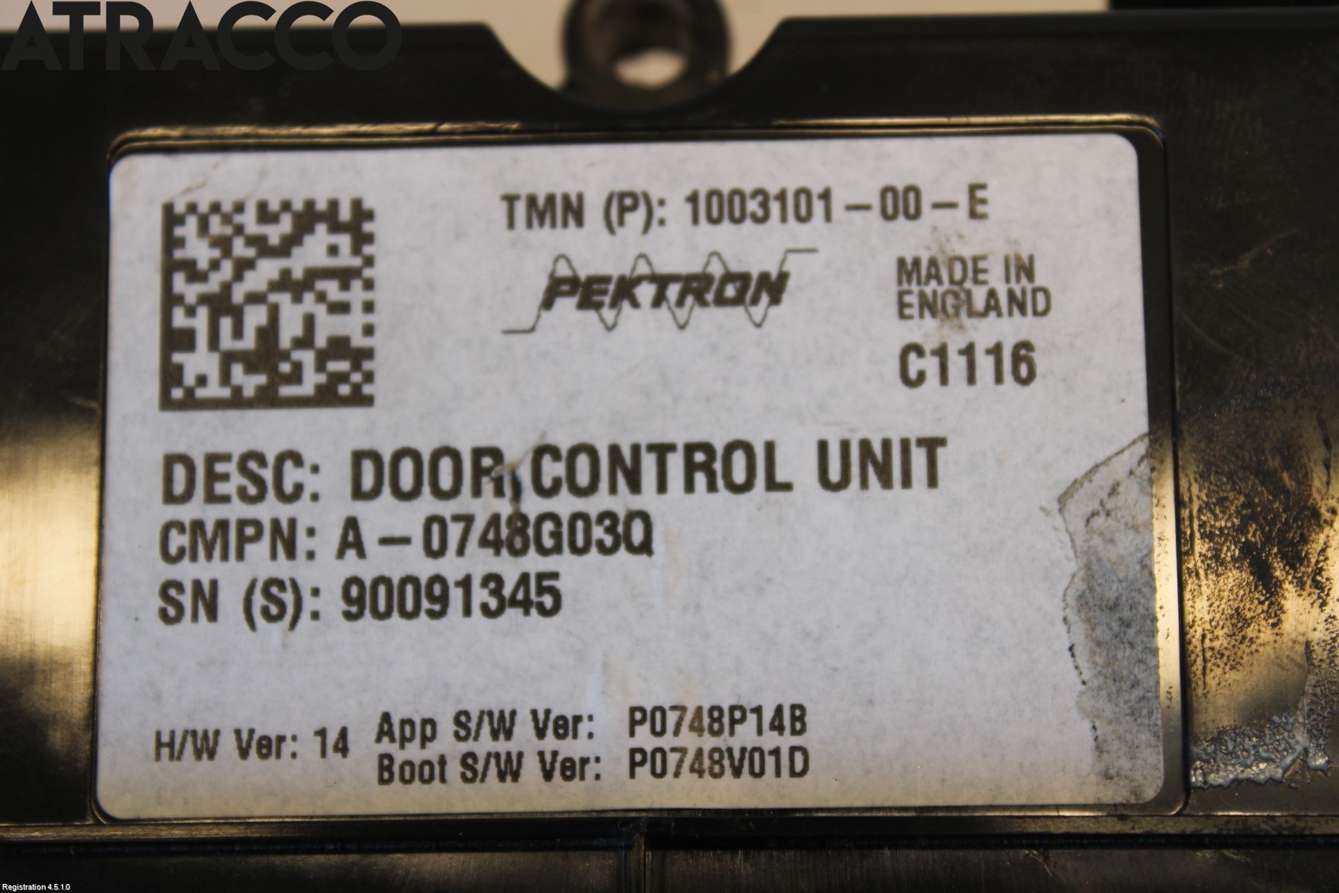 Tesla MODEL S 13- Styreenhet Dør