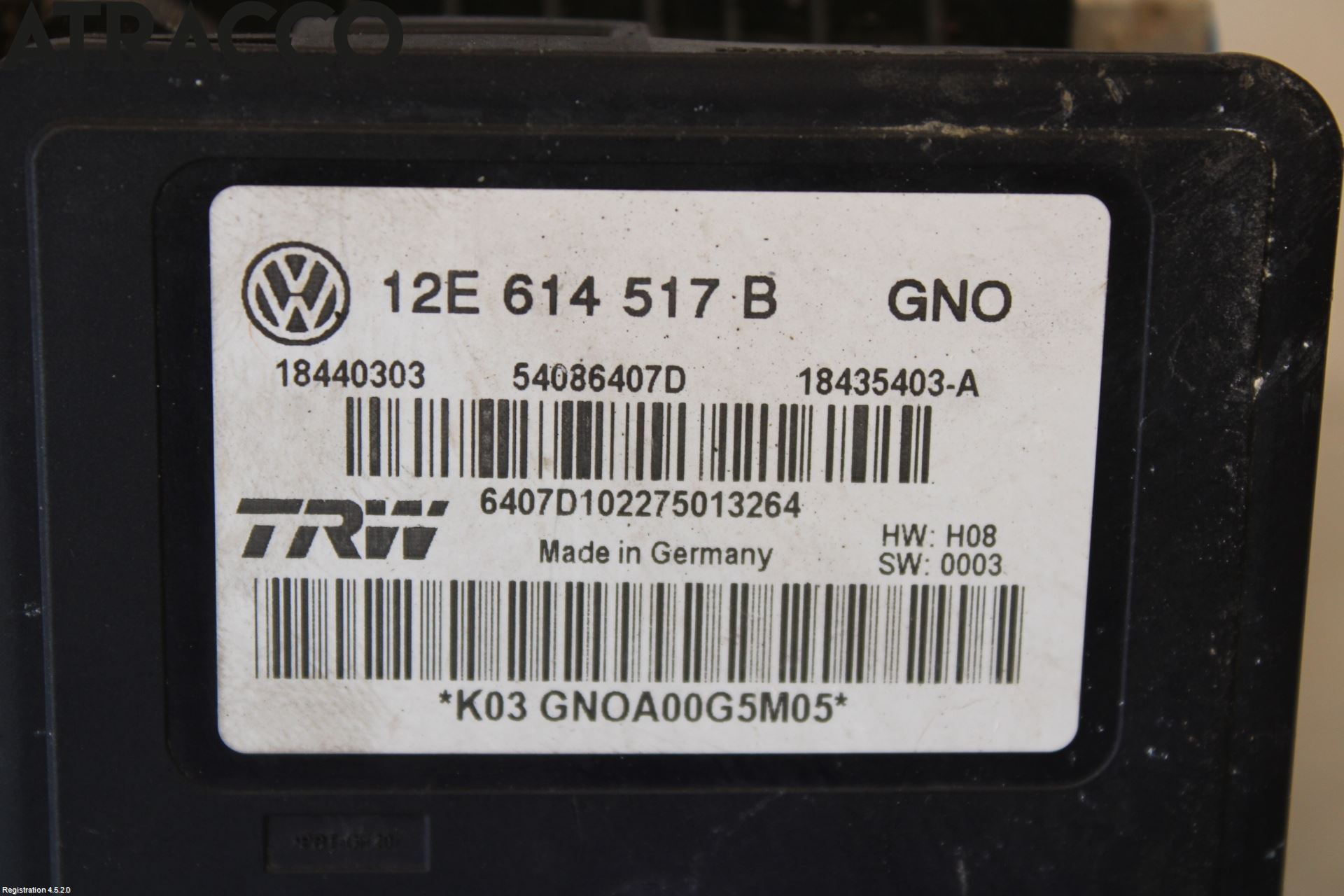 Volkswagen VW UP! / E-UP! Abs Hydraulikkaggregat