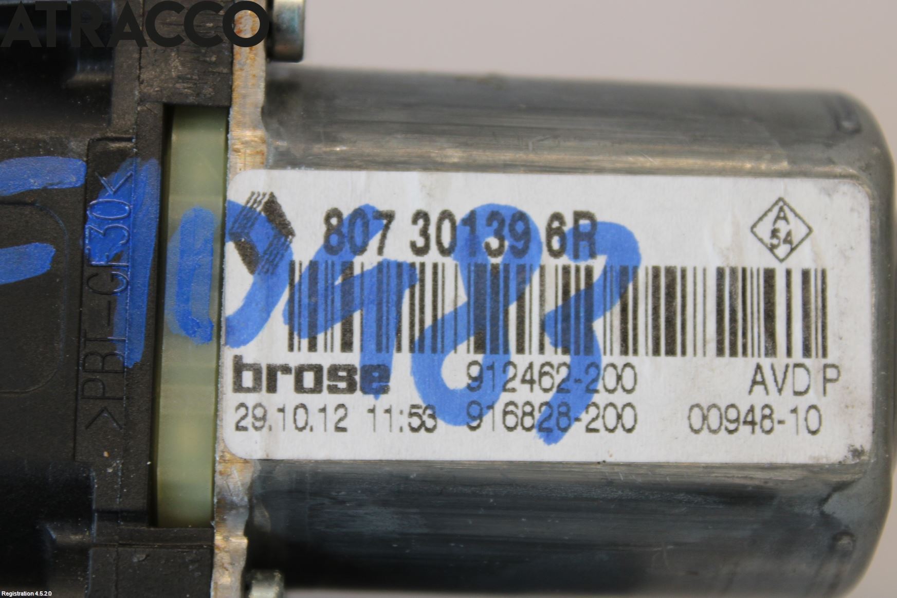 Renault MEGANE III 09-15 Vindusheismotor