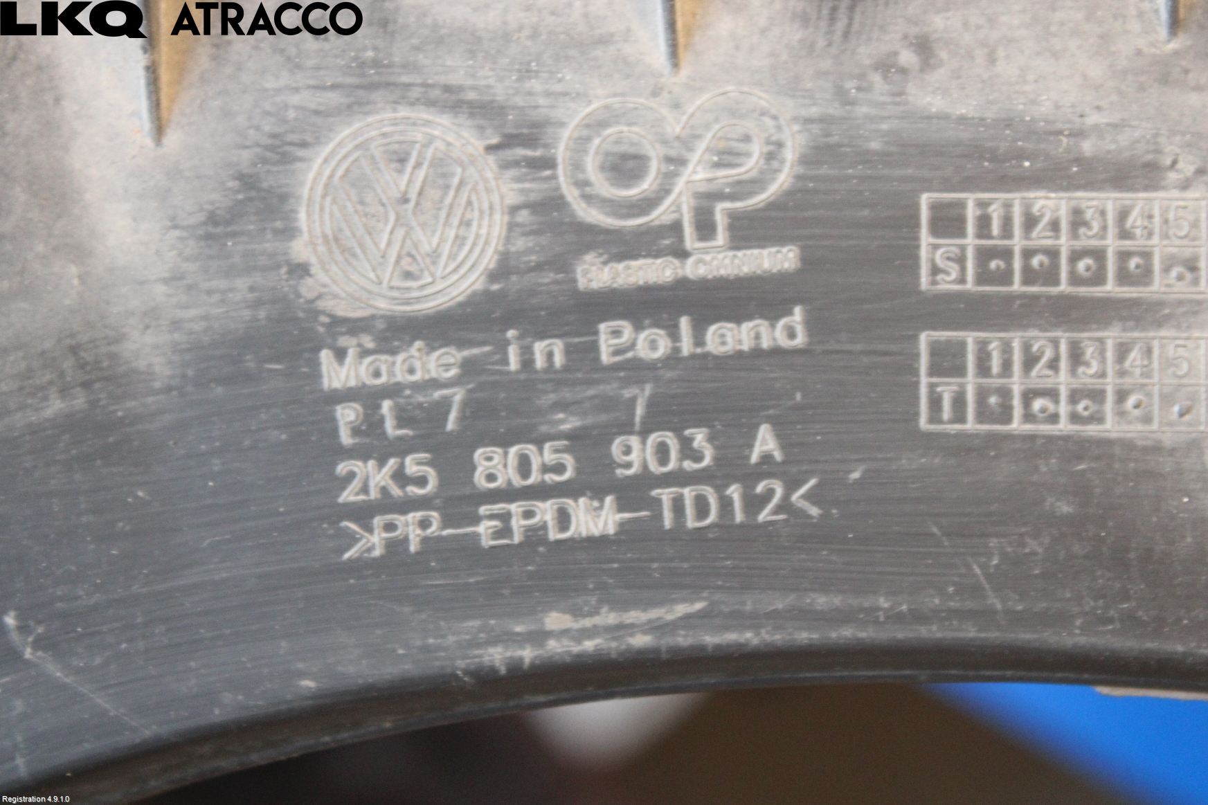 Volkswagen VW CADDY 16-20 Front Øvrig