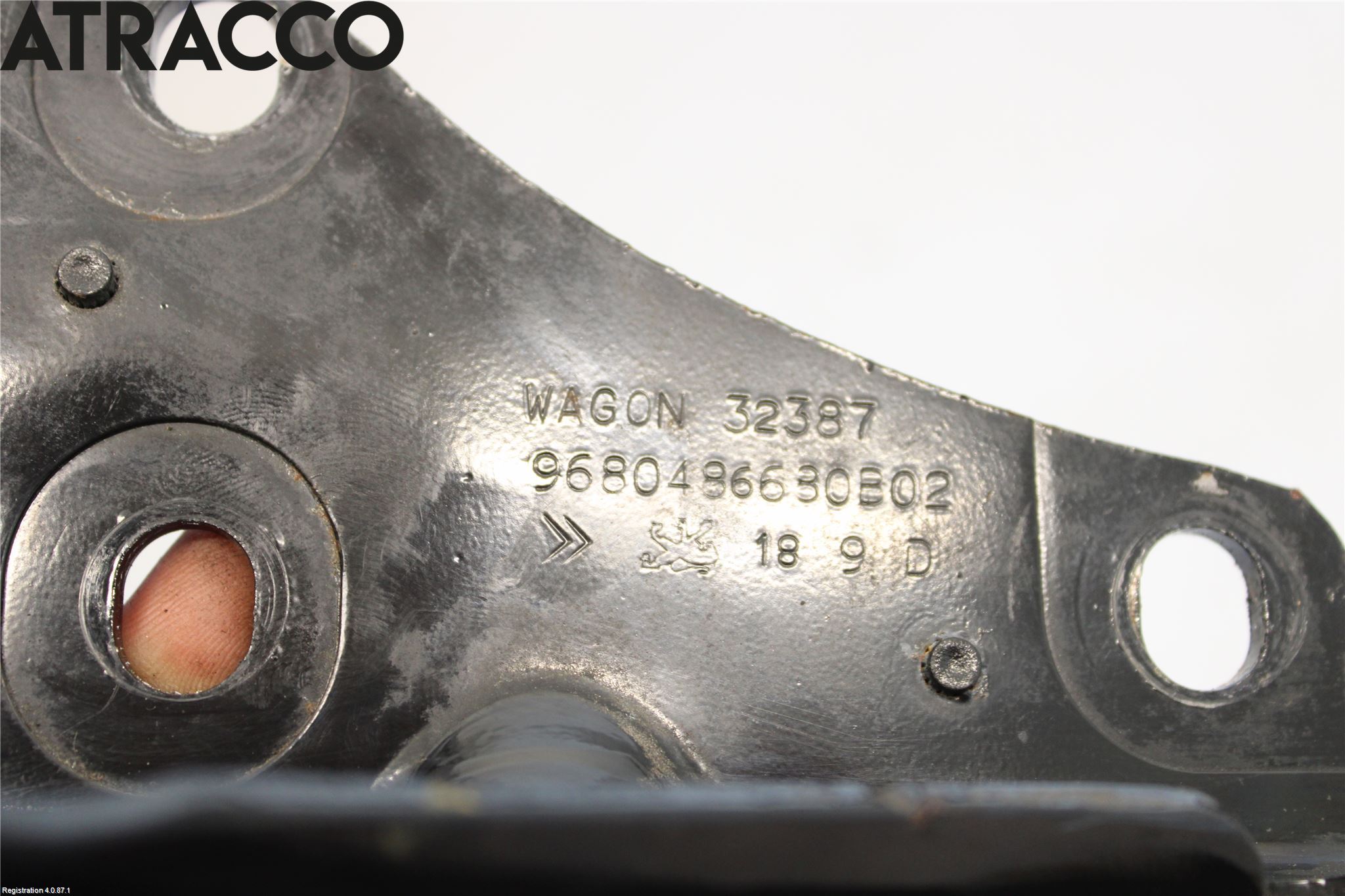 Citroen BERLINGO 08-18 Skyvedør Hengsel Valser