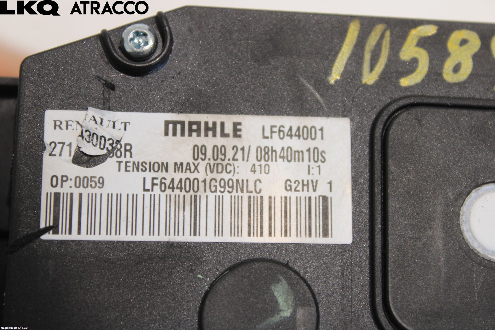 Renault ZOE/E-TECH 13- Varmeapparat Register Komplett